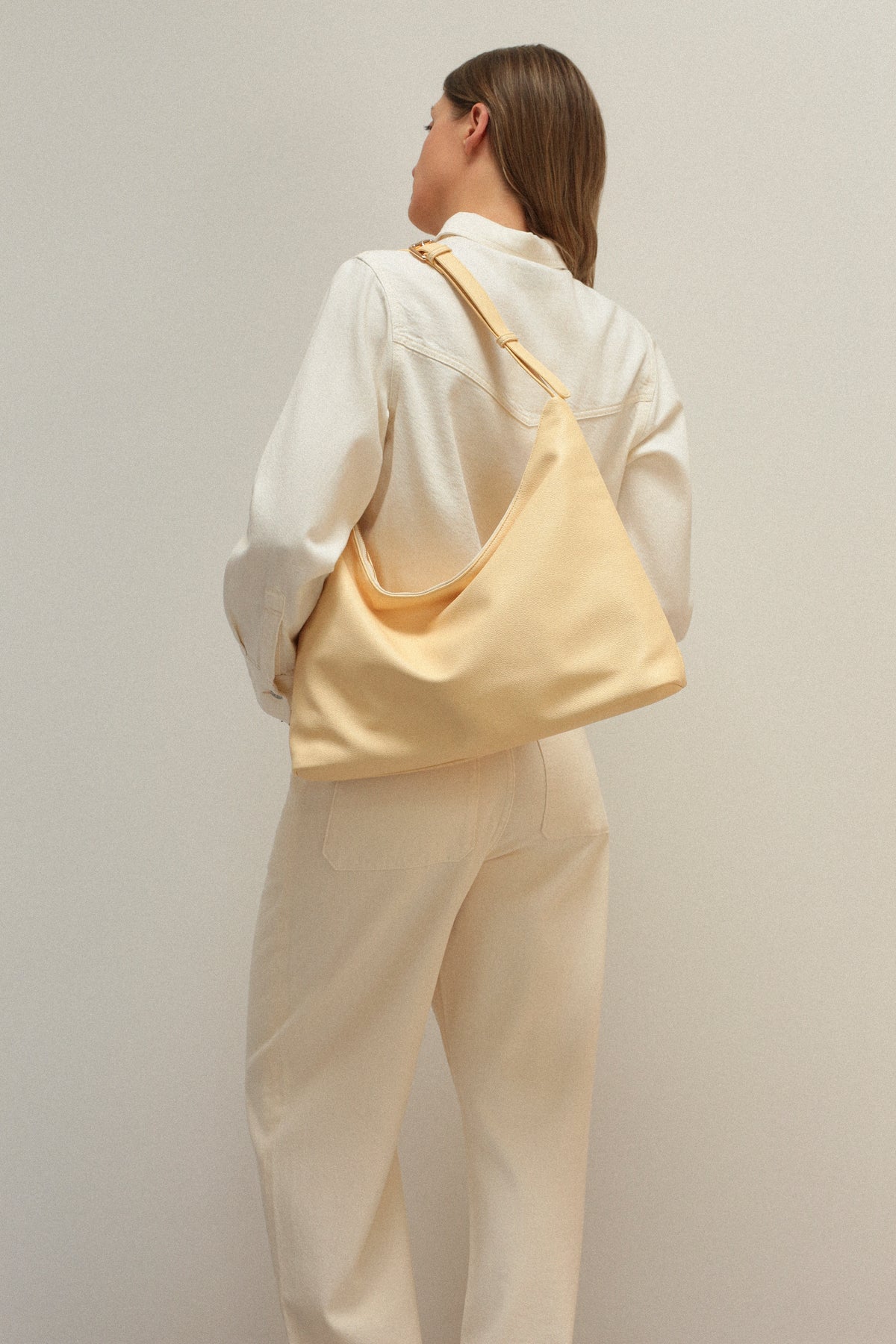 Slouchy Bag – Butter Yellow - sample