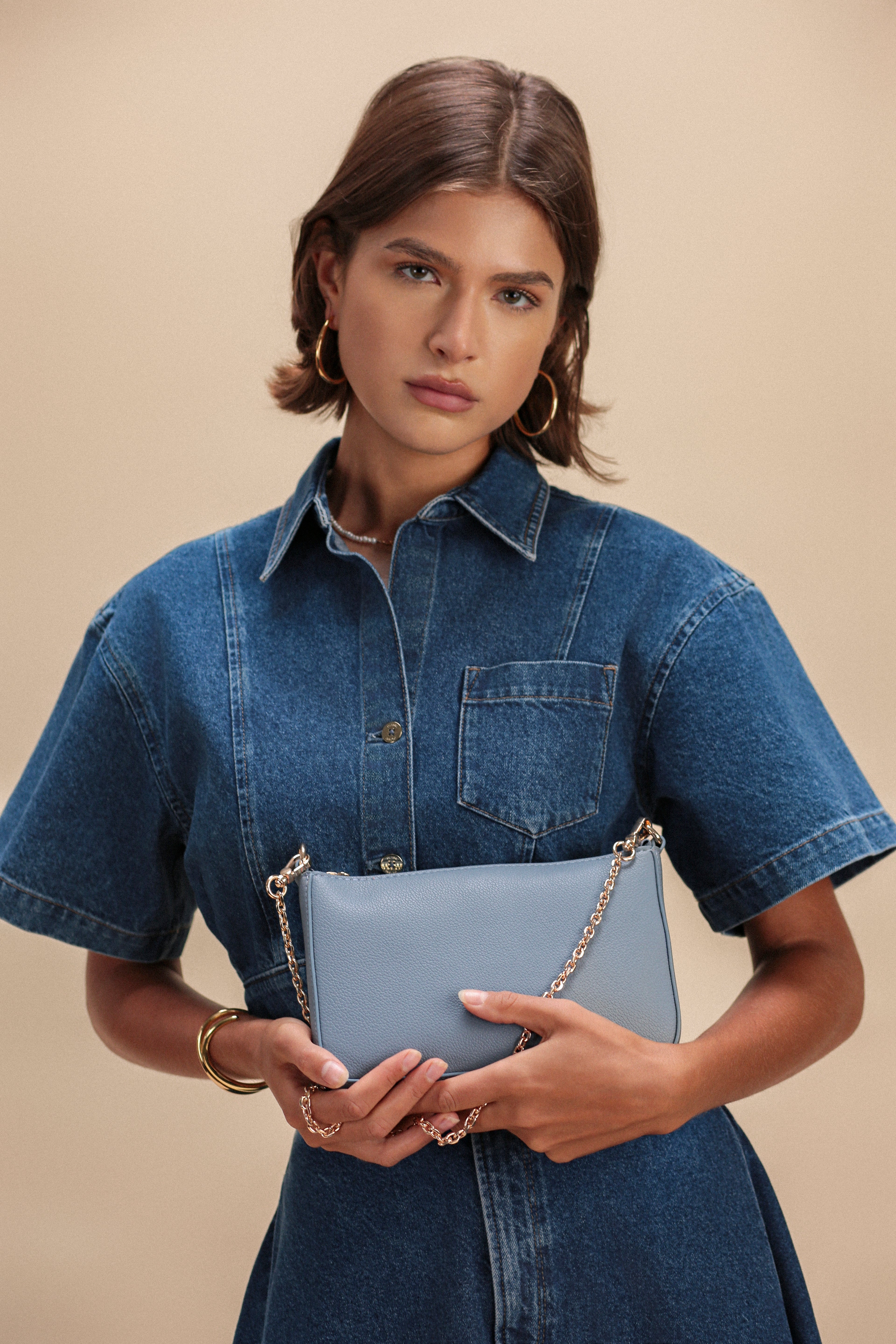 Charlotte Bag - Blue Pebble