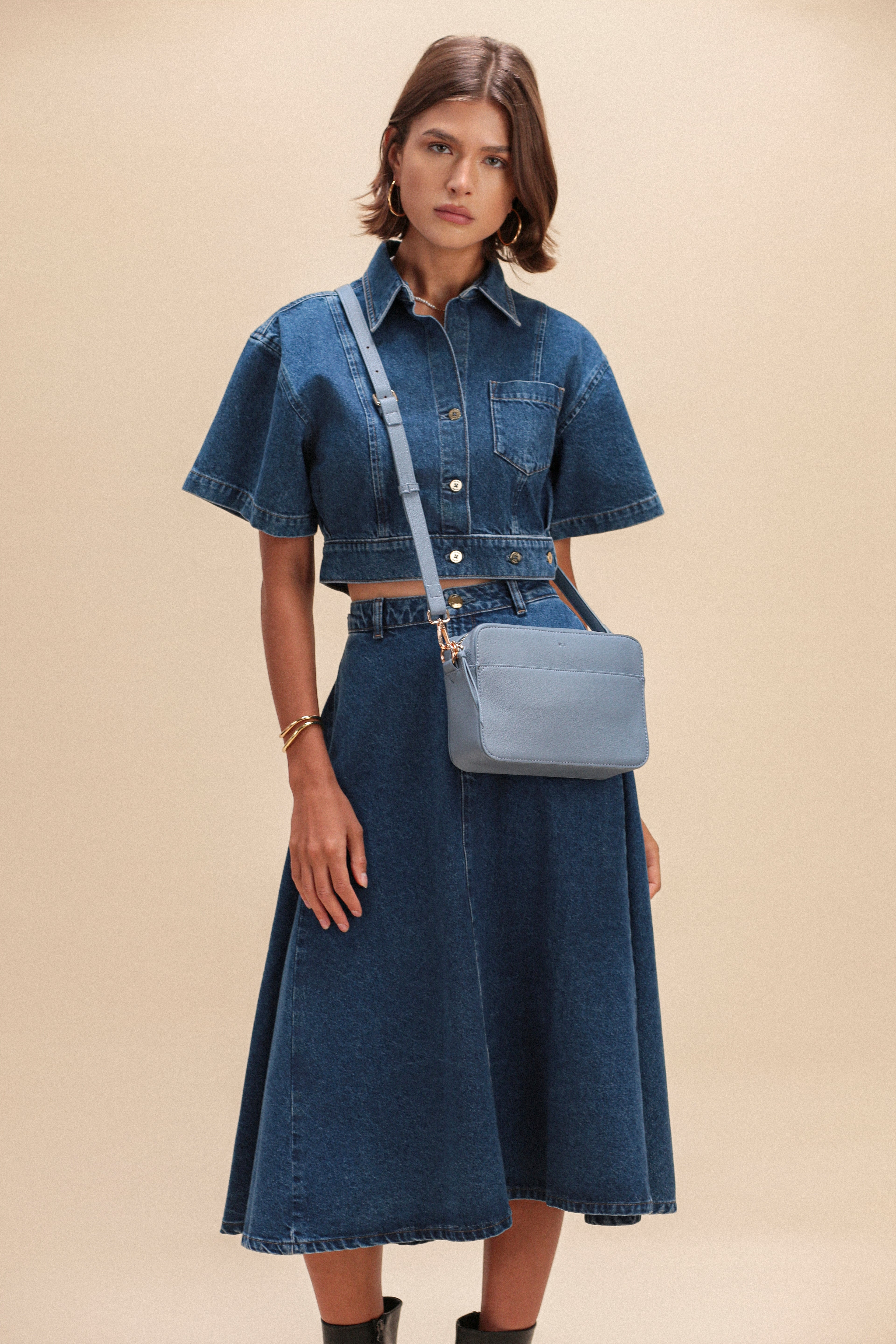 Bloom Bag – Blue Pebble