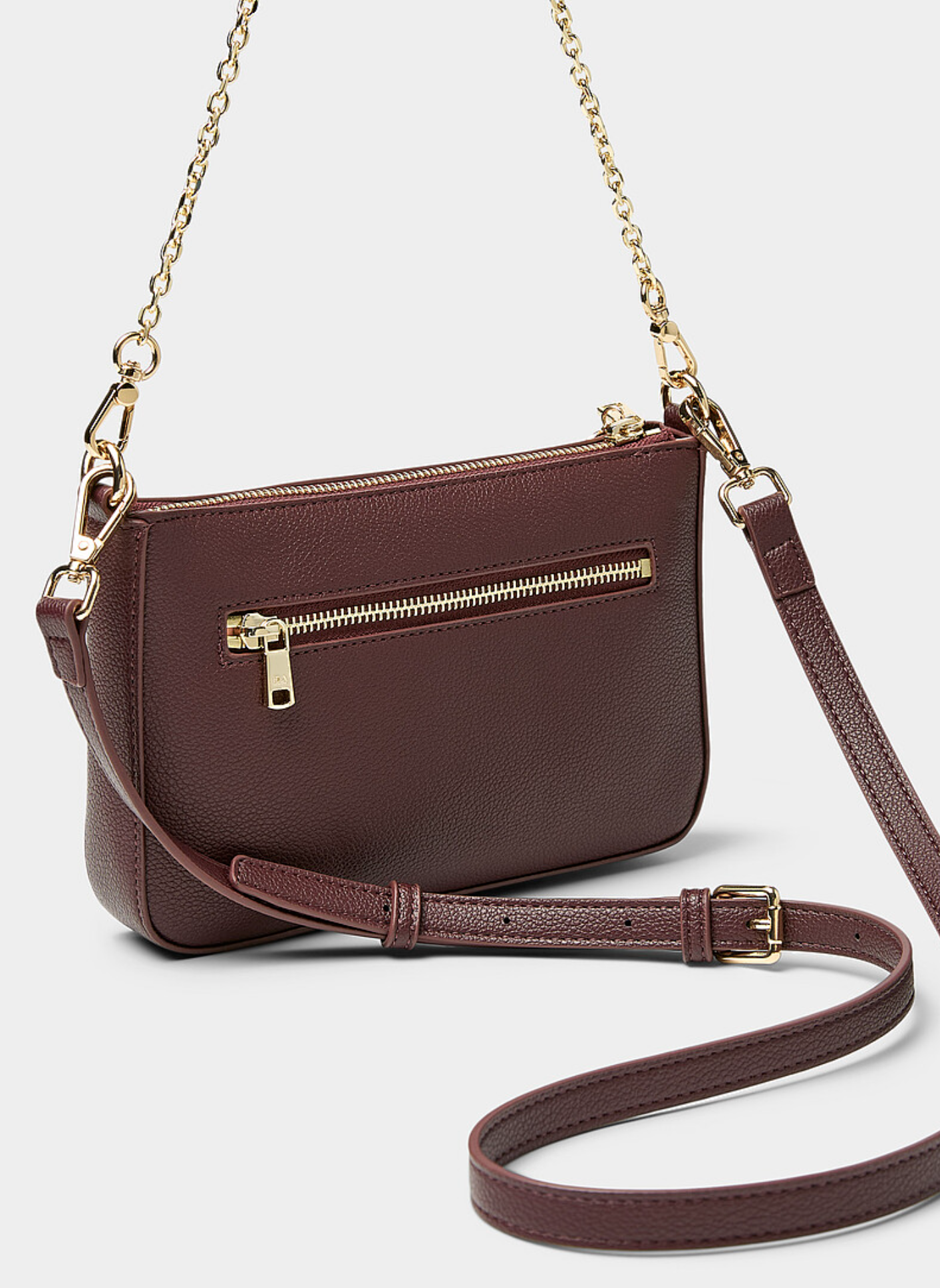 Charlotte Bag - Burgundy Pebble