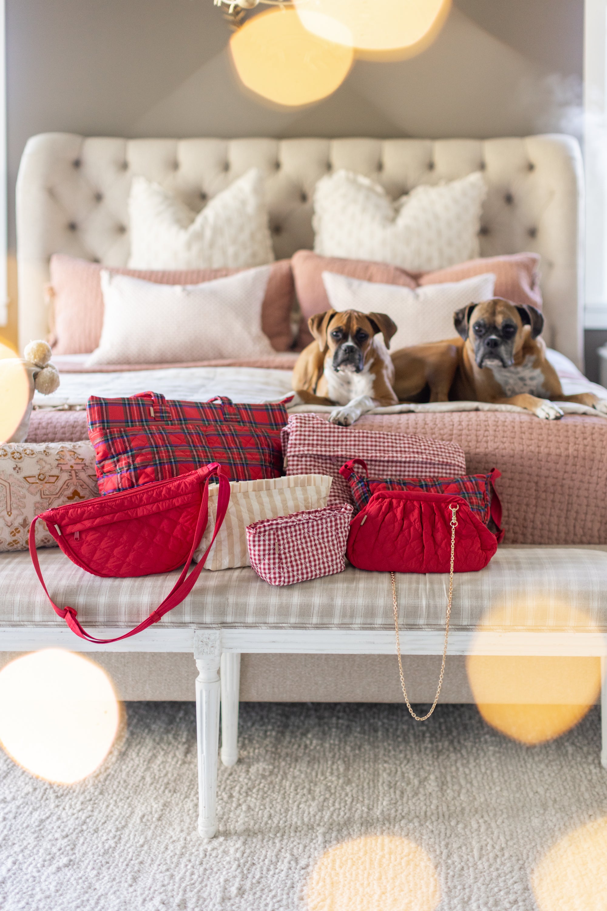 ela x Jillian Harris - Frame Clutch - Red