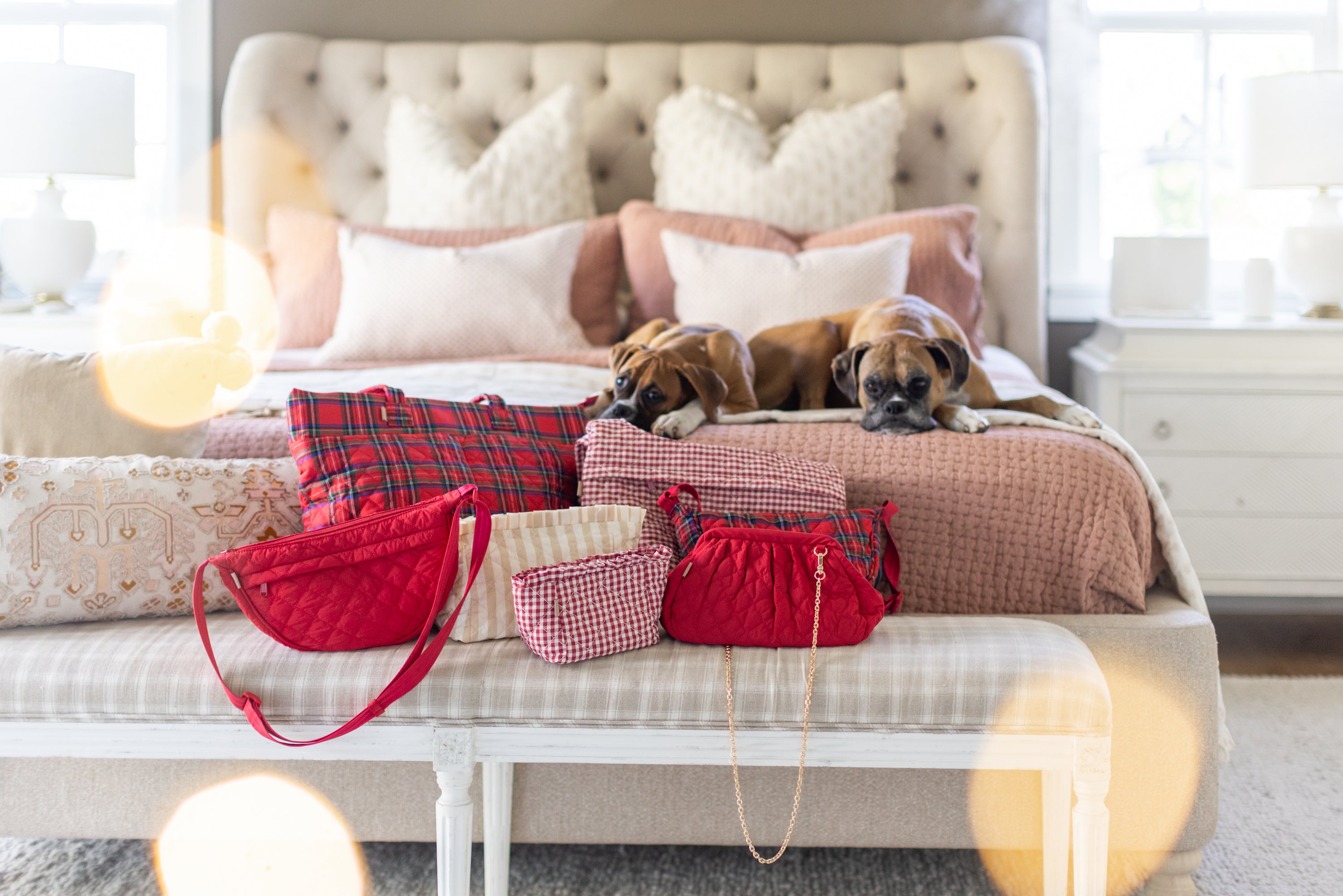 ela x Jillian Harris - Everyday Tote - Plaid Print