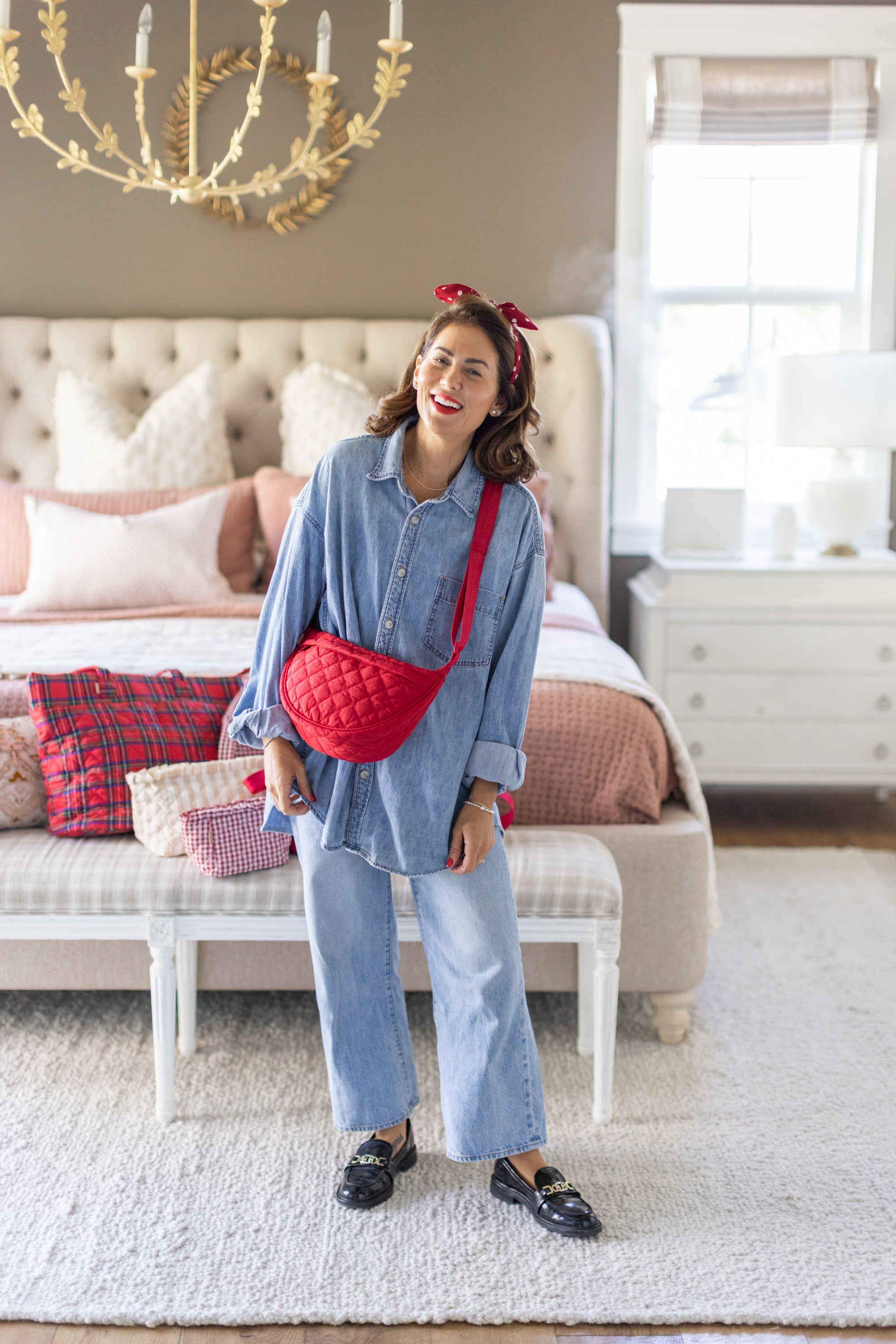 ela x Jillian Harris - Everyday Tote - Plaid Print