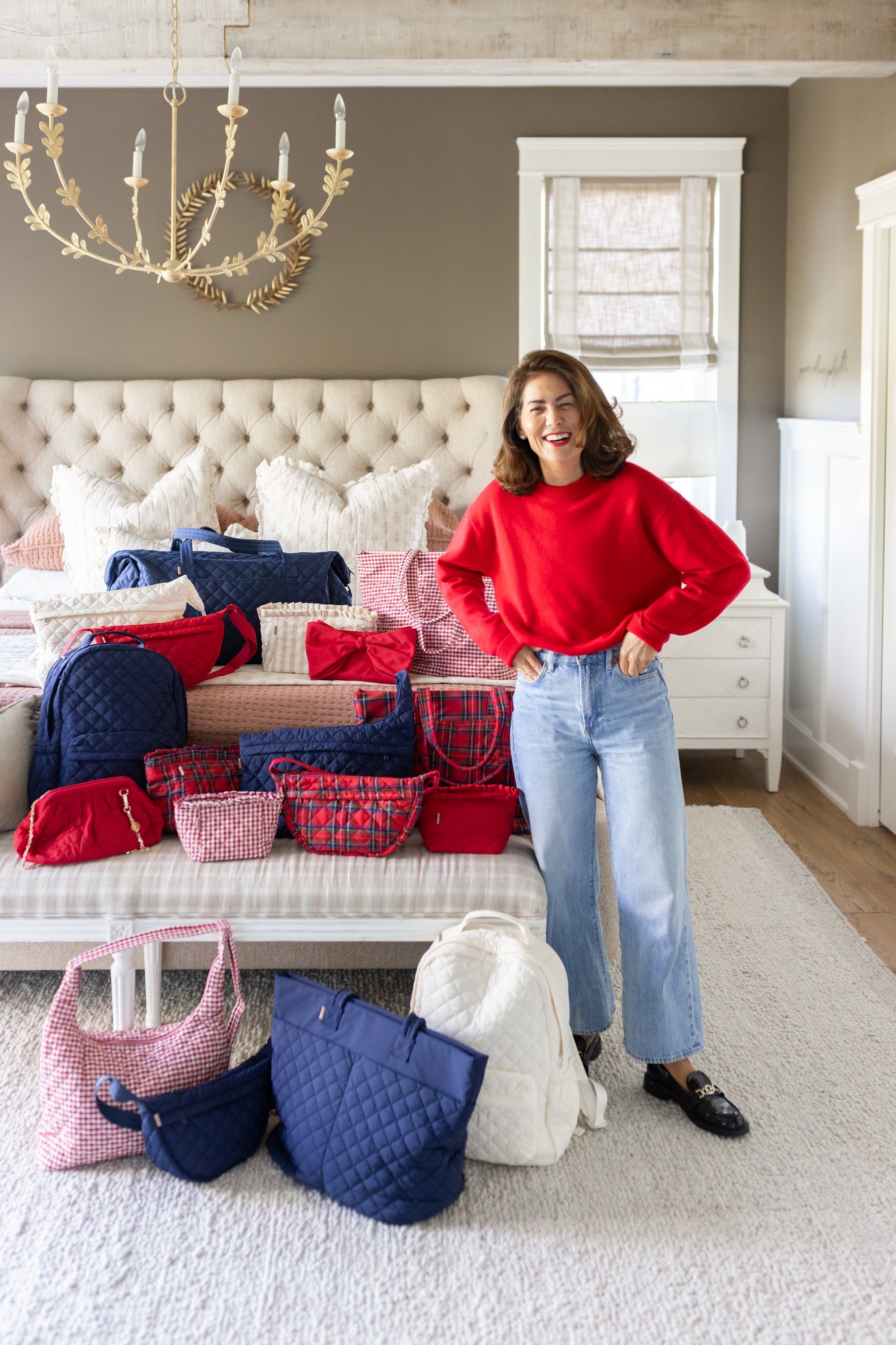 ela x Jillian Harris - Everyday Tote - Plaid Print