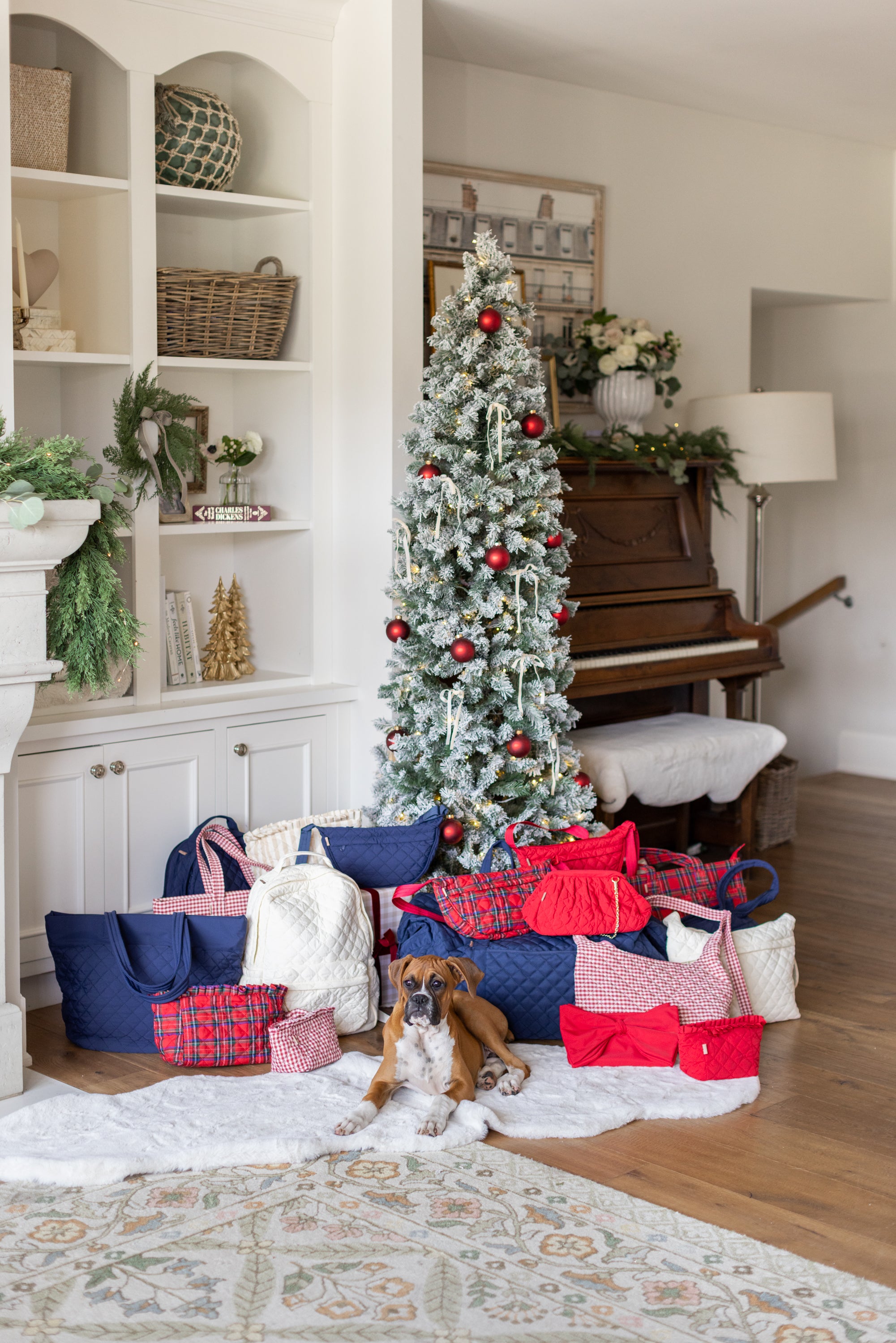 ela x Jillian Harris - Frame Clutch - Red