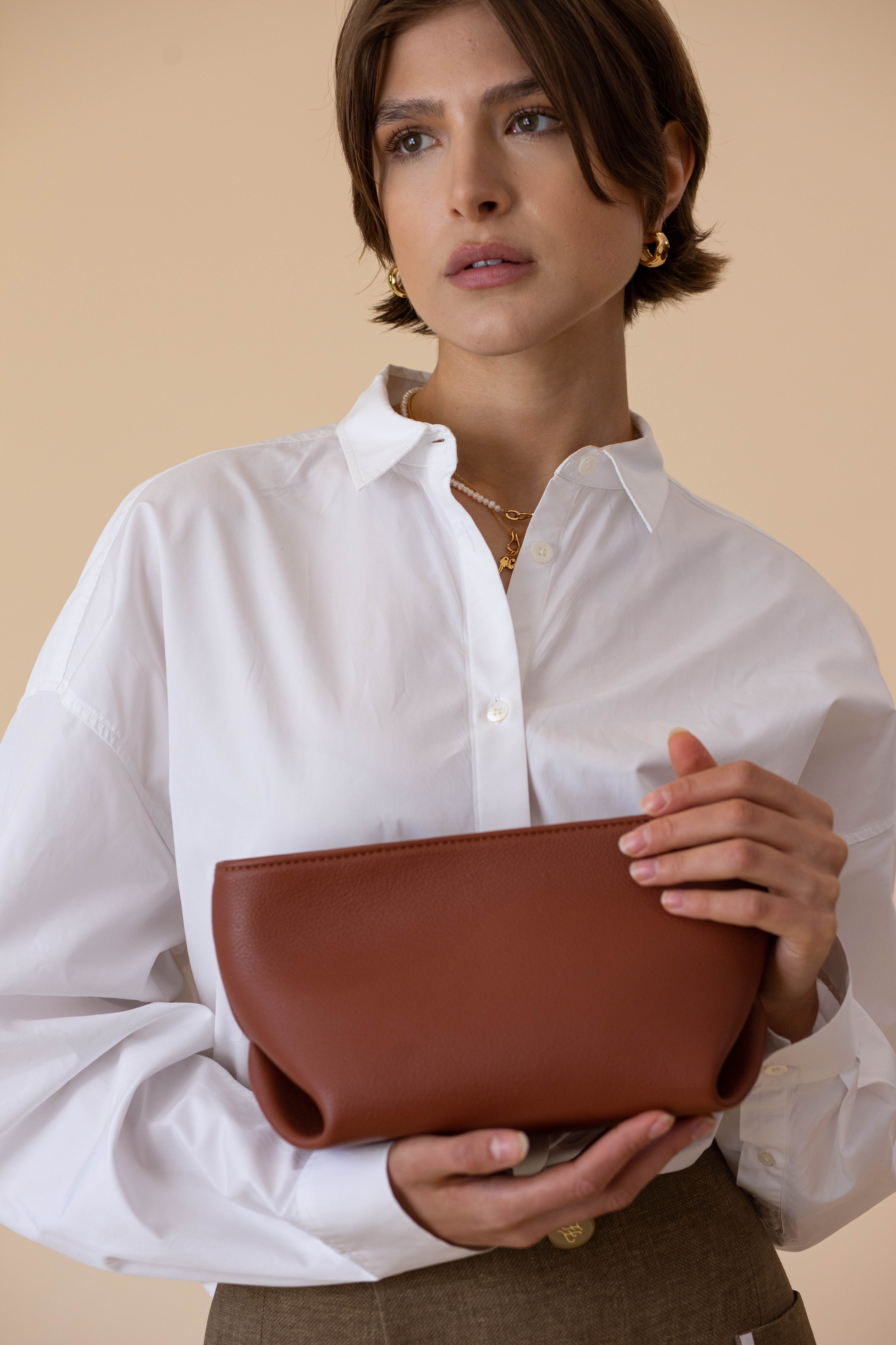 Fiona Bag – Walnut Pebble