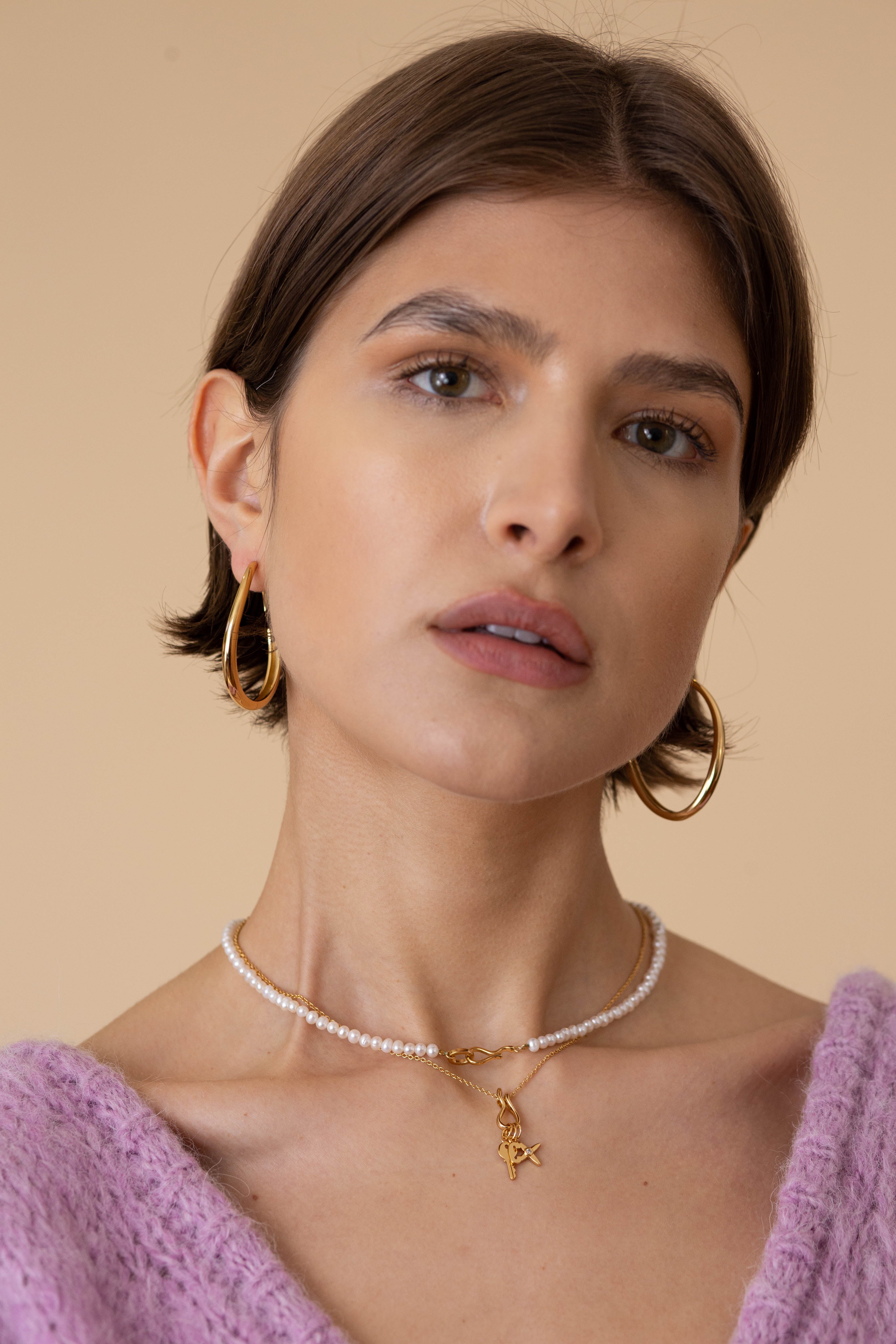 Mini Flow Hook Fresh Water Seed Pearls