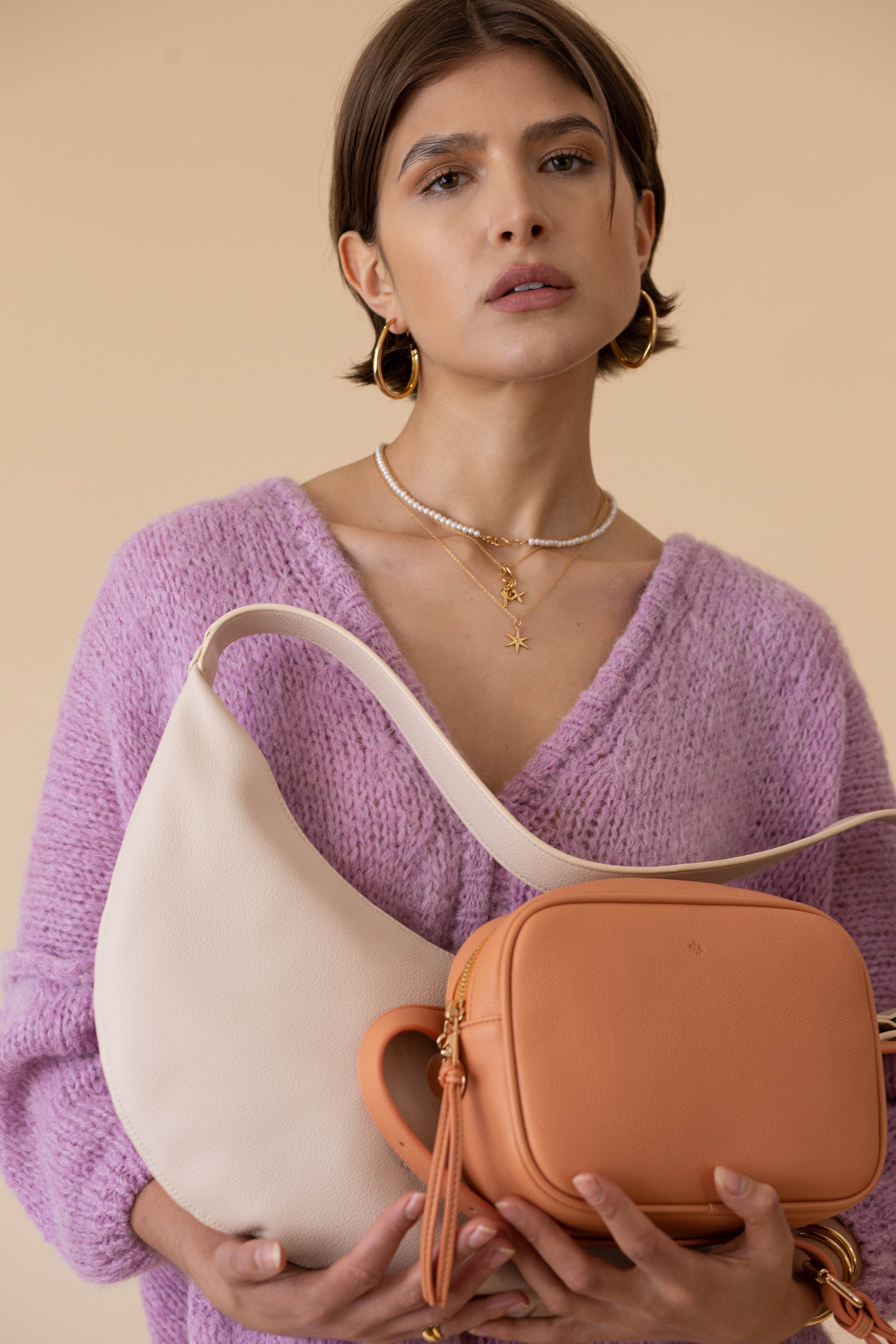 Belt Bag – Peach Pebble