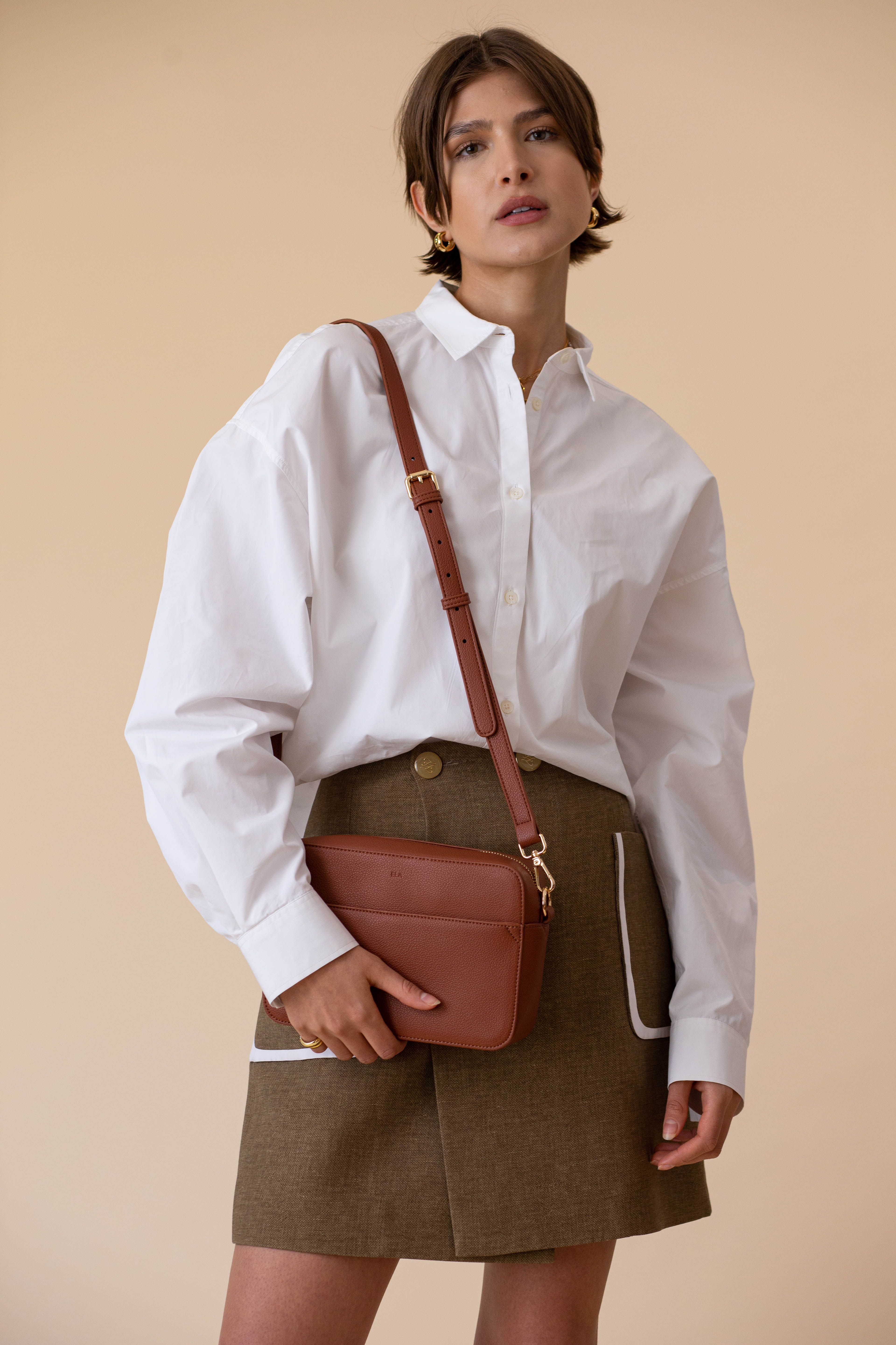 Bloom Bag – Walnut Pebble