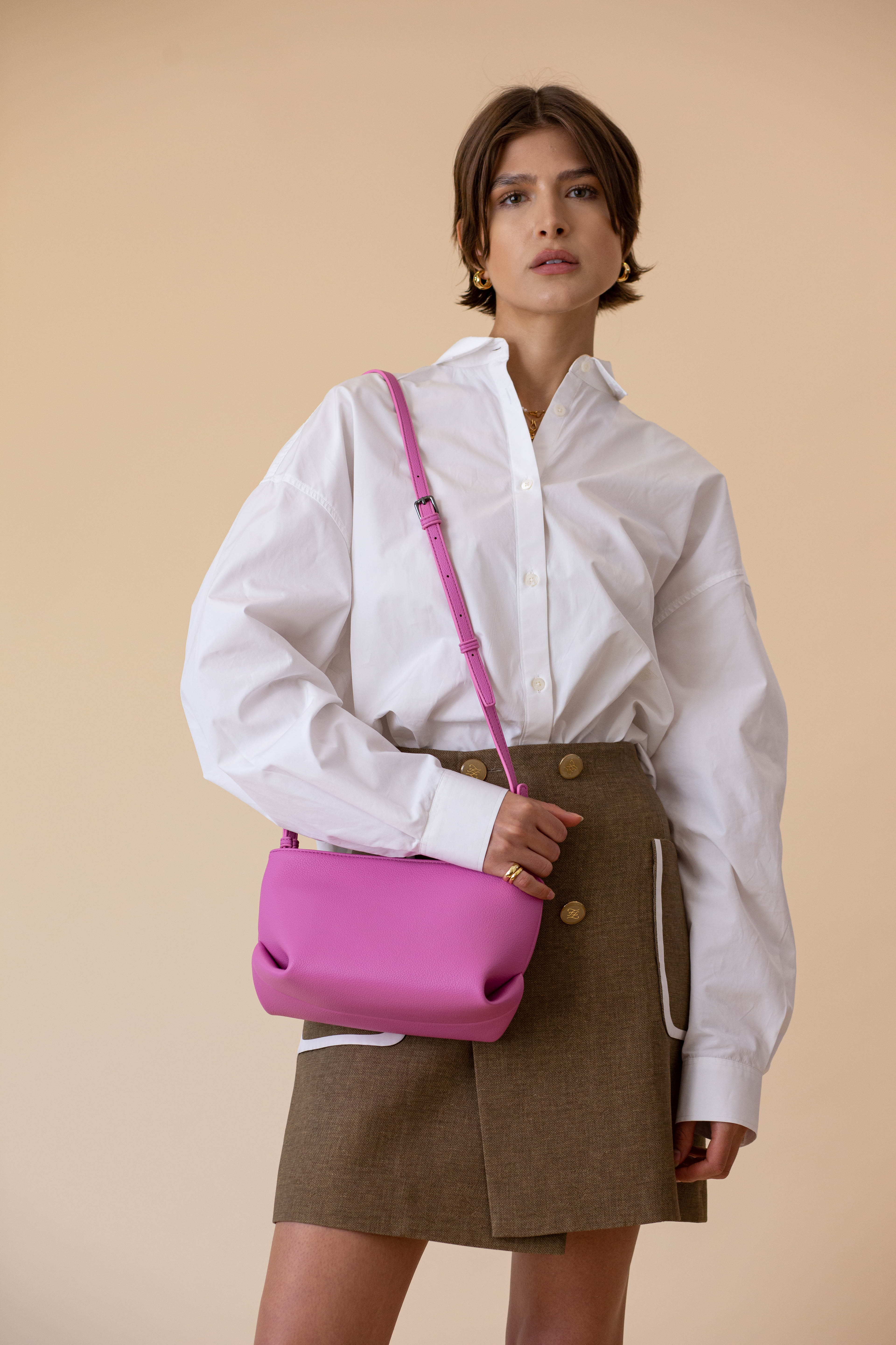 Fiona Bag – Pink Pebble