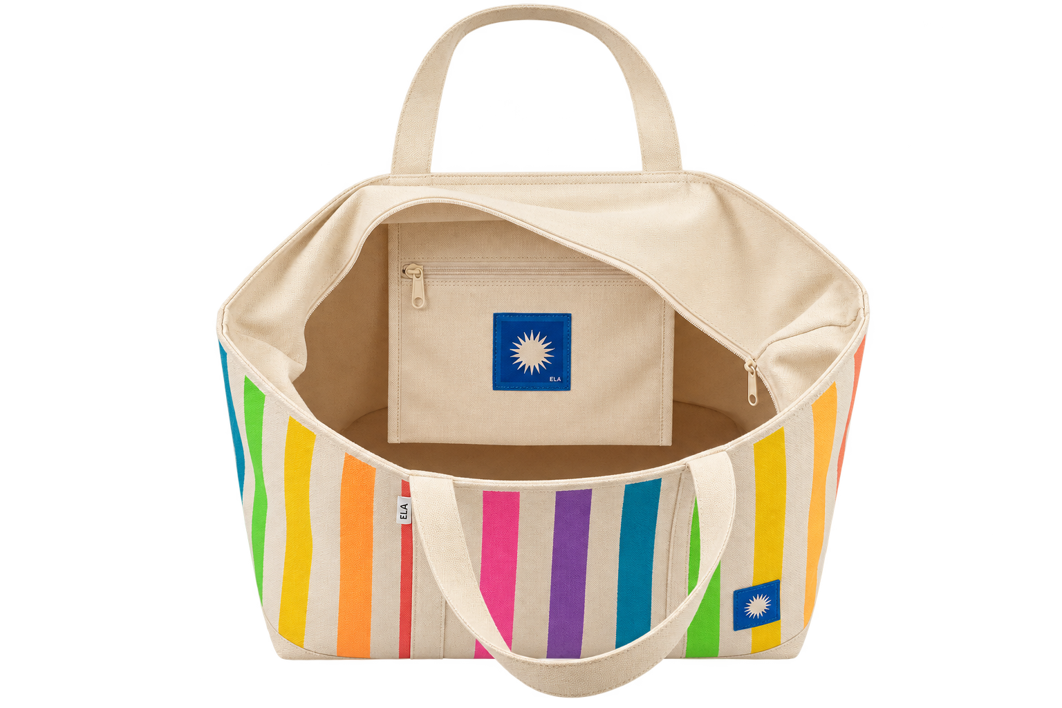 Rainbow Stripe All Tote