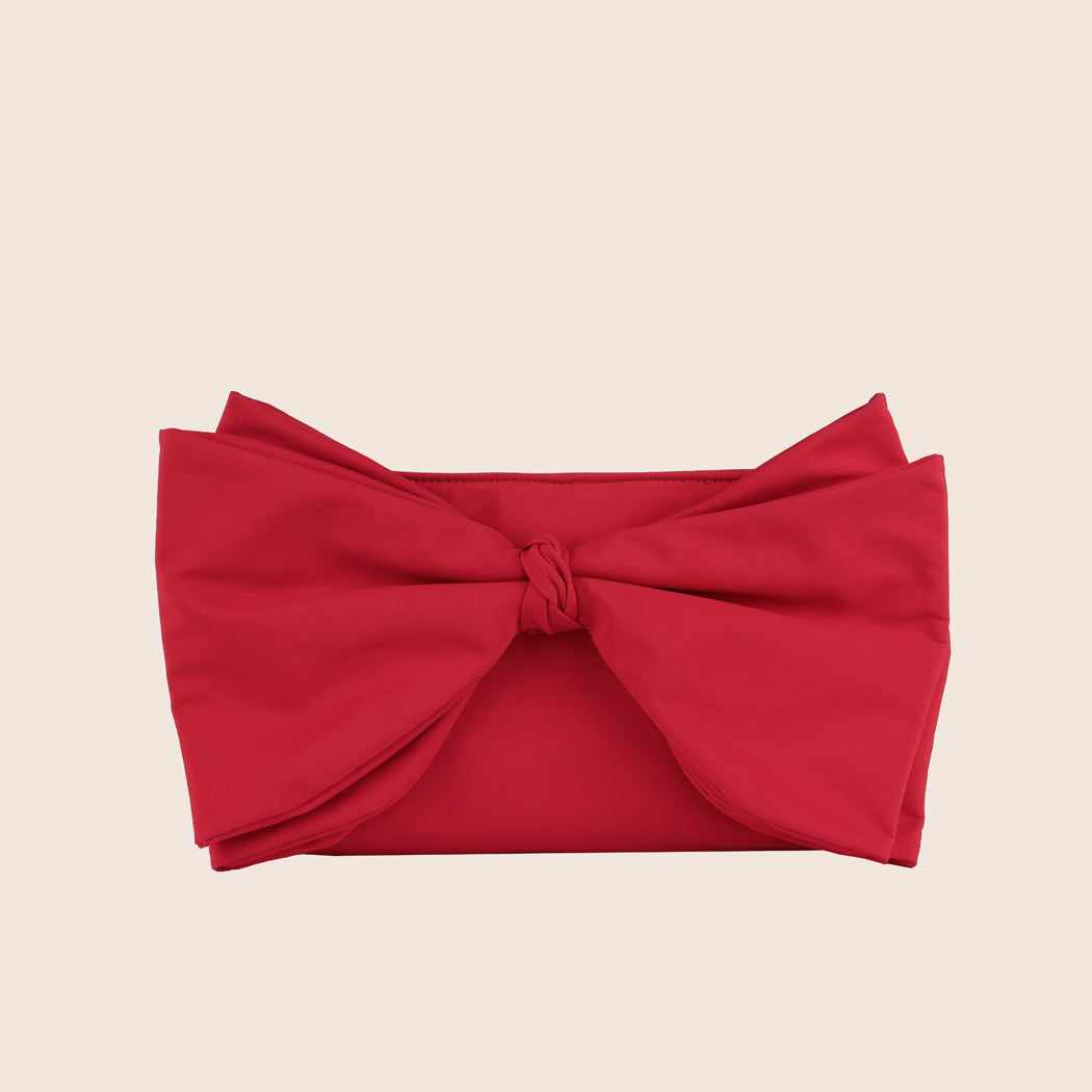 ela x Jillian Harris - Bow Clutch - Red