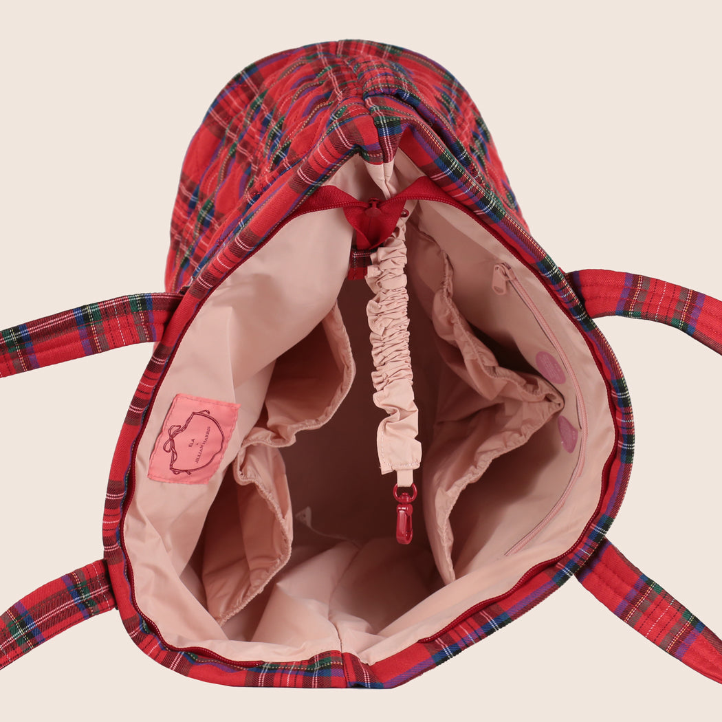 ela x Jillian Harris - Everyday Tote - Plaid Print