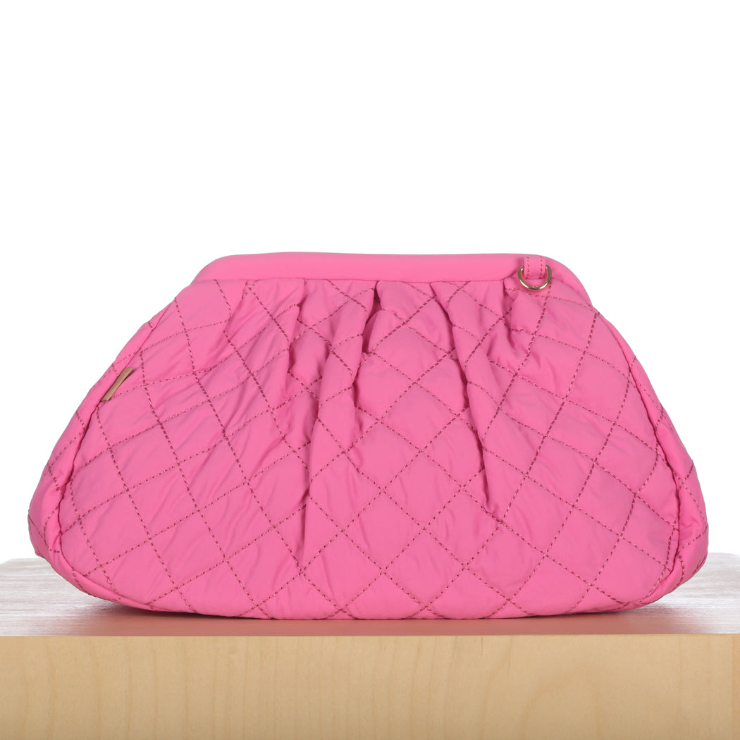 ela x Jillian Harris - Frame Clutch - Pizzazz Pink