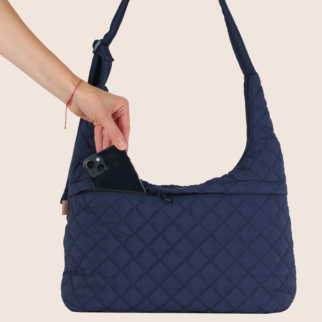 ela x Jillian Harris - Oversized Crossbody Bag - Navy