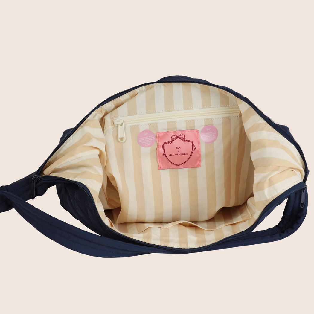 ela x Jillian Harris - Oversized Crossbody Bag - Navy