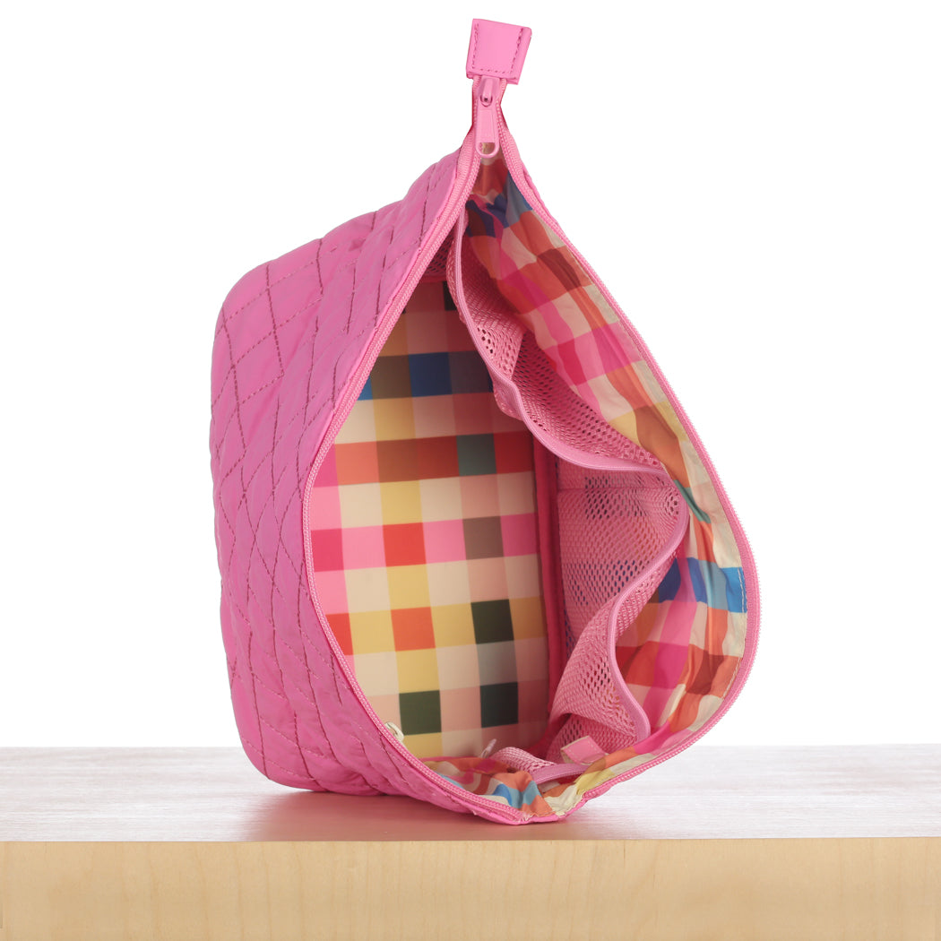 ela x Jillian Harris - Cosmetic Case - Pizzazz Pink