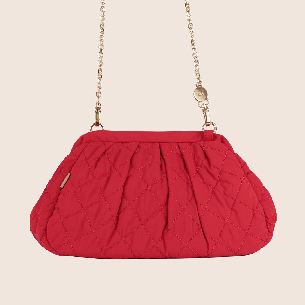 ela x Jillian Harris - Frame Clutch - Red