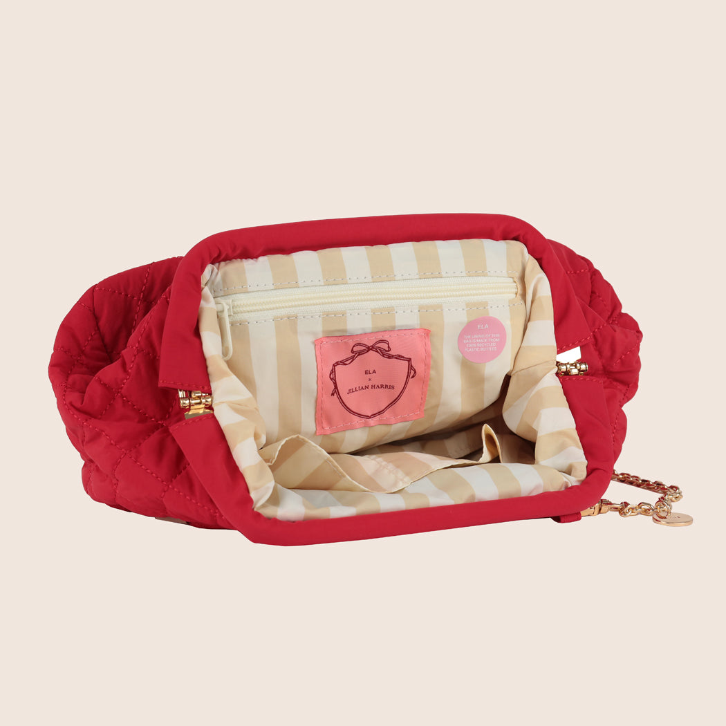 ela x Jillian Harris - Frame Clutch - Red
