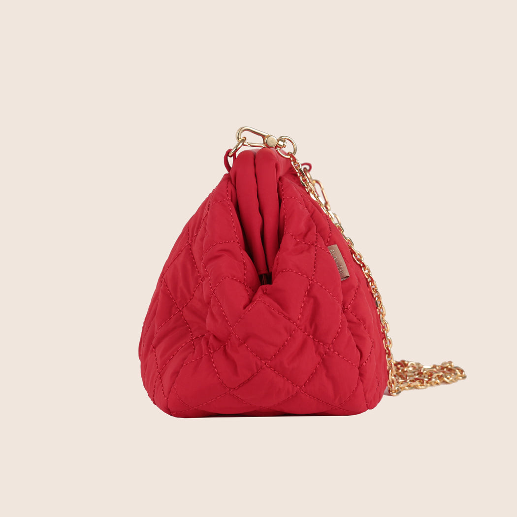 ela x Jillian Harris - Frame Clutch - Red
