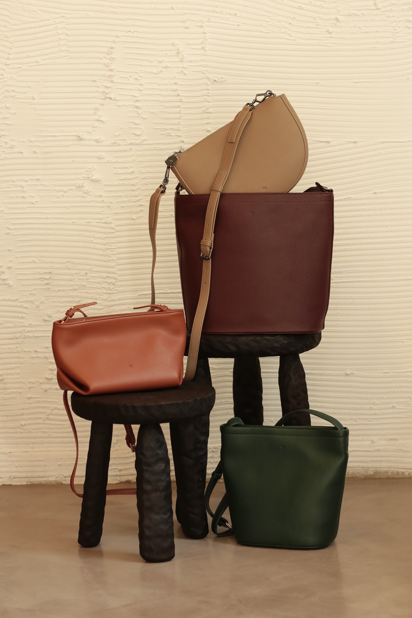 Fiona Bag – Walnut Pebble