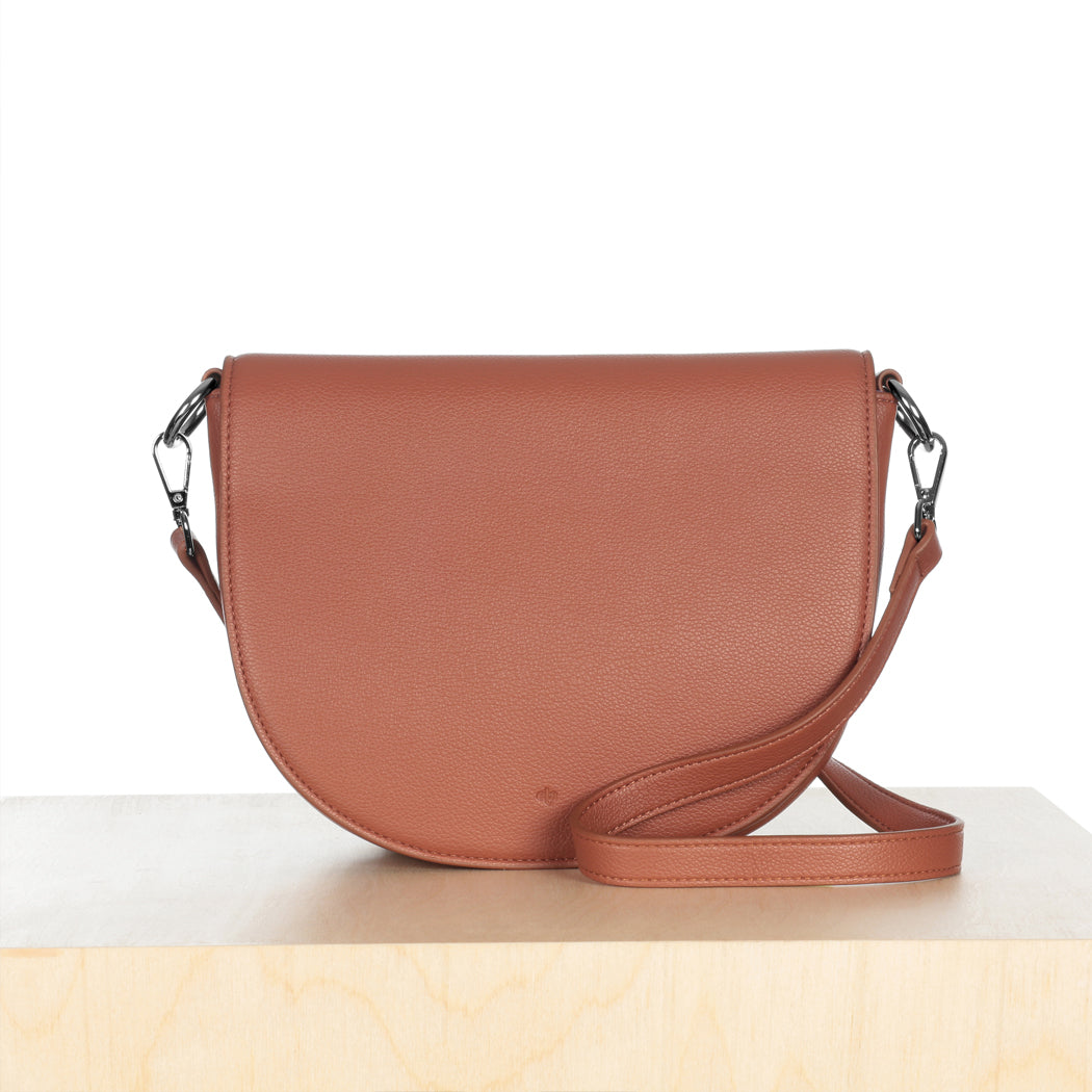 Mini Saddle Bag - Walnut Pebble