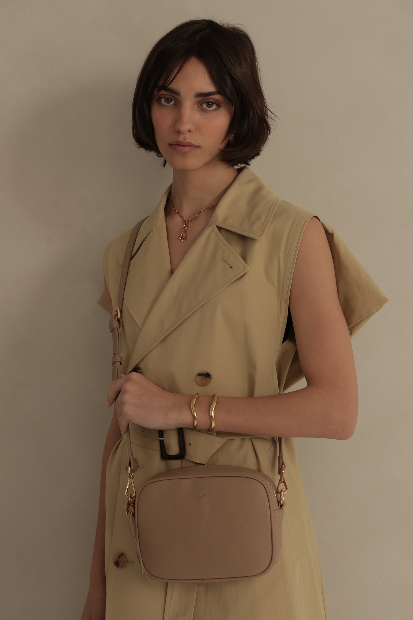 Muse Bag - Beige Pebble