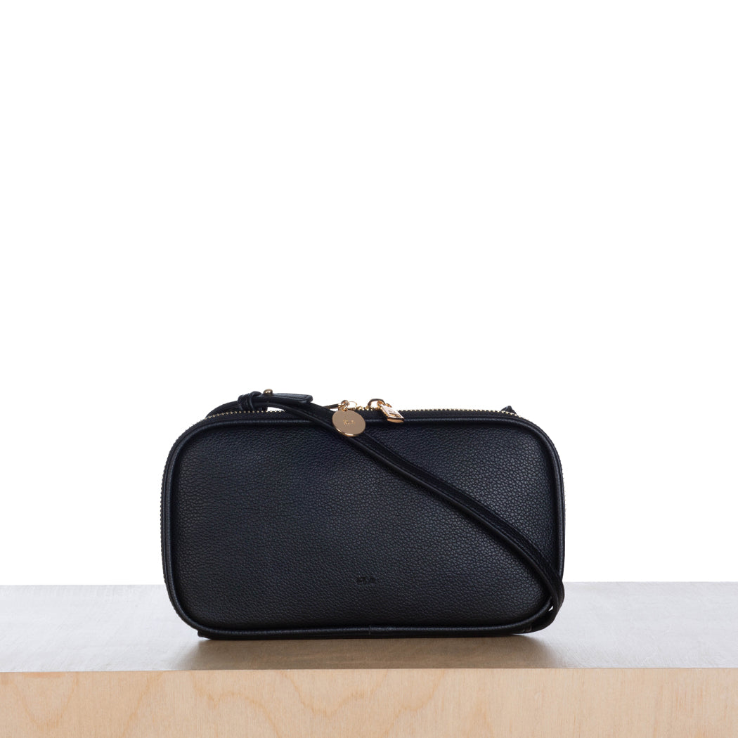 Willow Phone Case Bag - Black Pebble