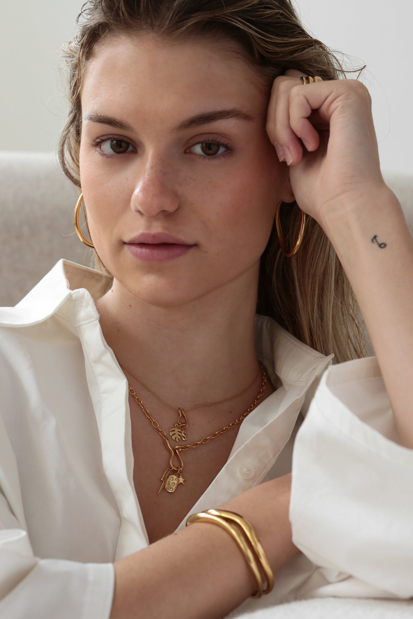 Flow Hook Necklace - 45cm