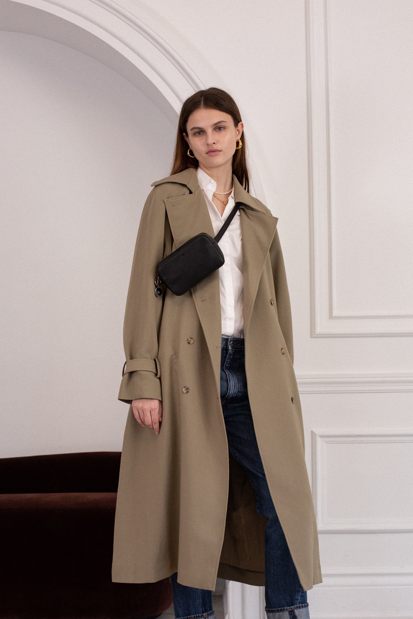 Micro Belt Bag – Black Pebble