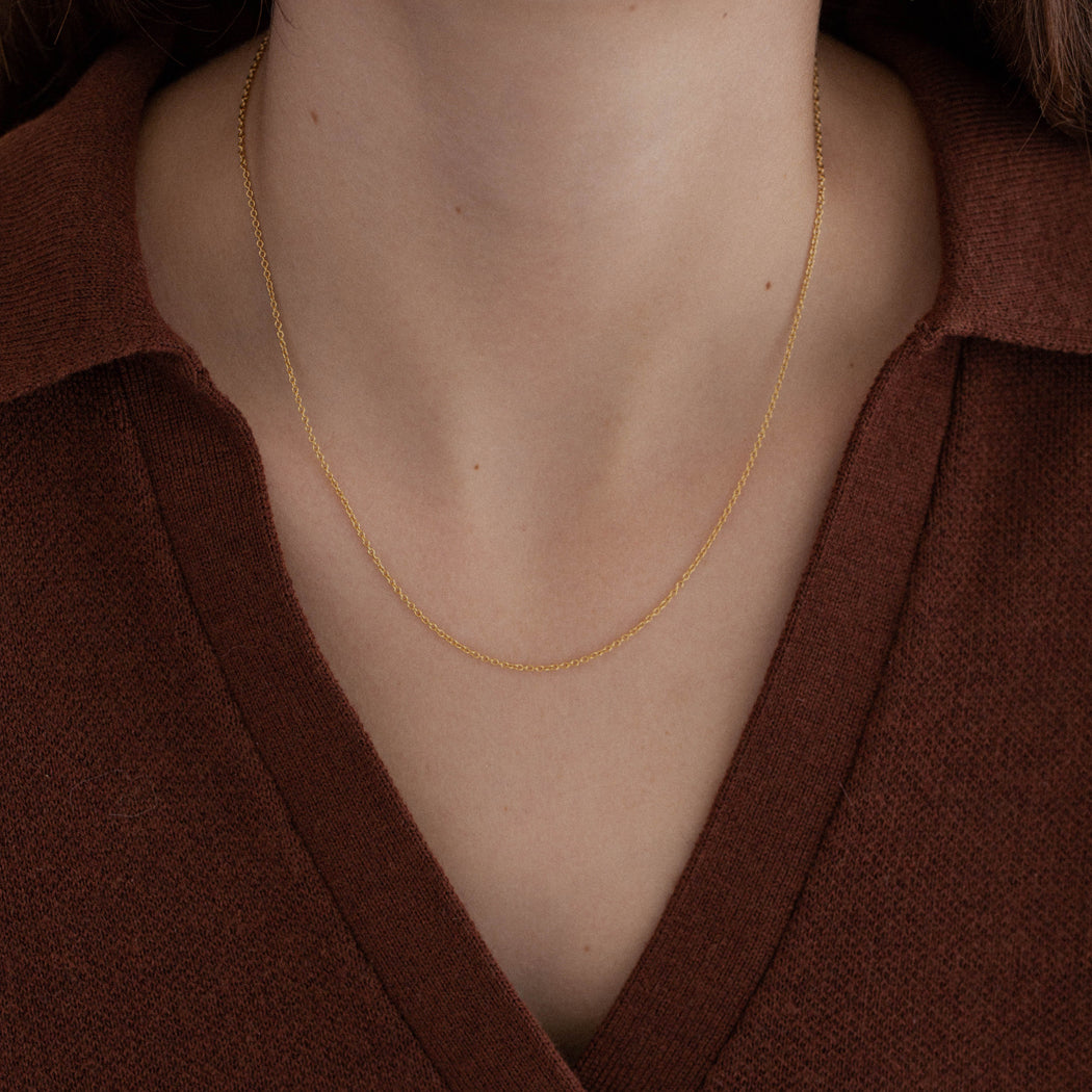 Cable Chain Necklace - 45cm