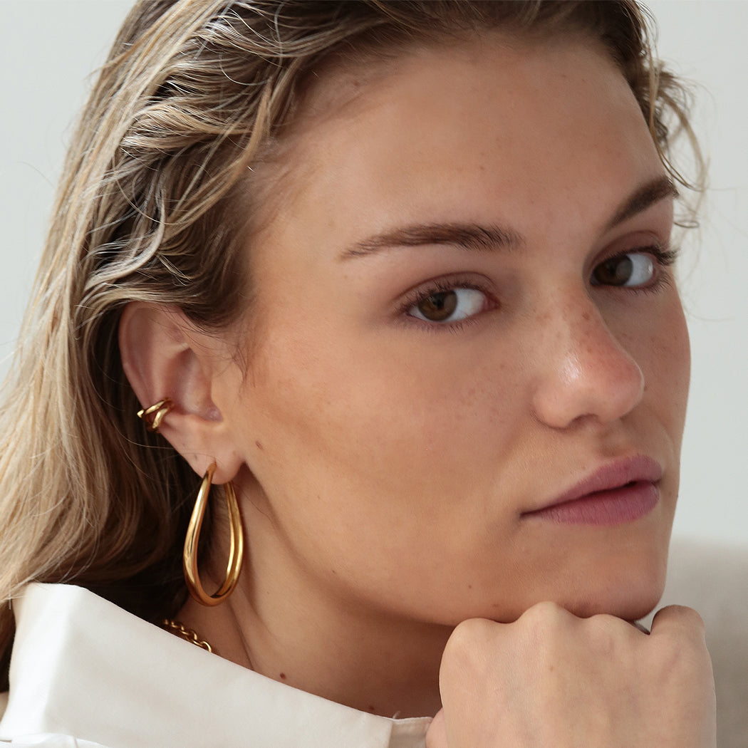 Ear Cuff - Stone Detail