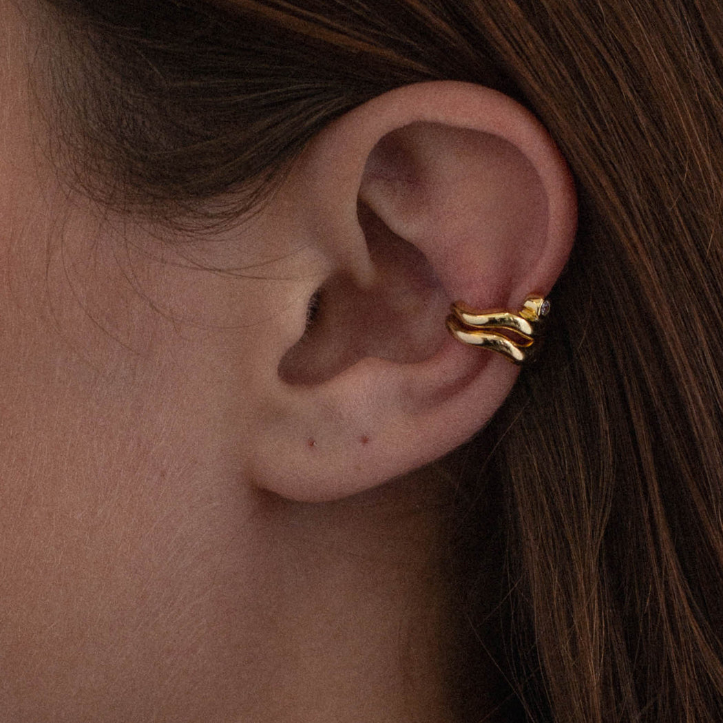 Ear Cuff - Stone Detail