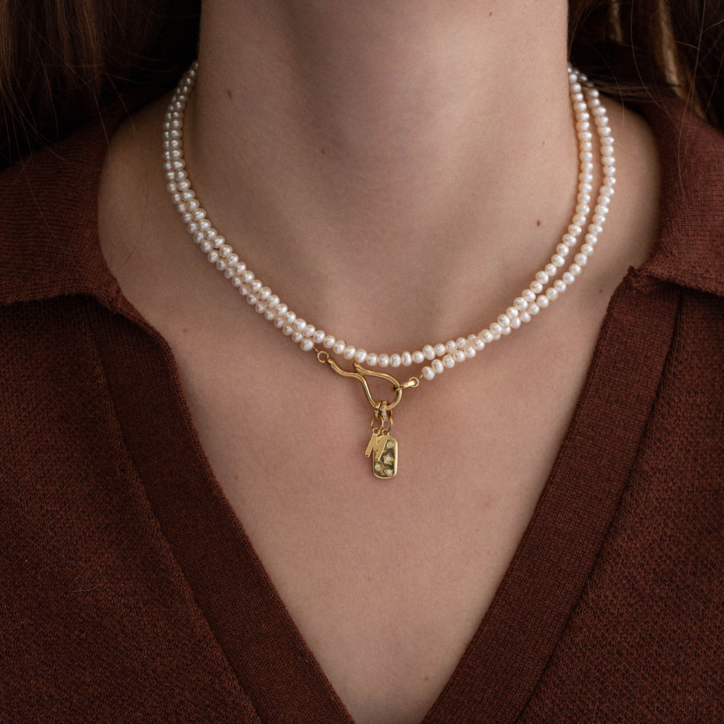 Scatter Motif Dog Tag Charm