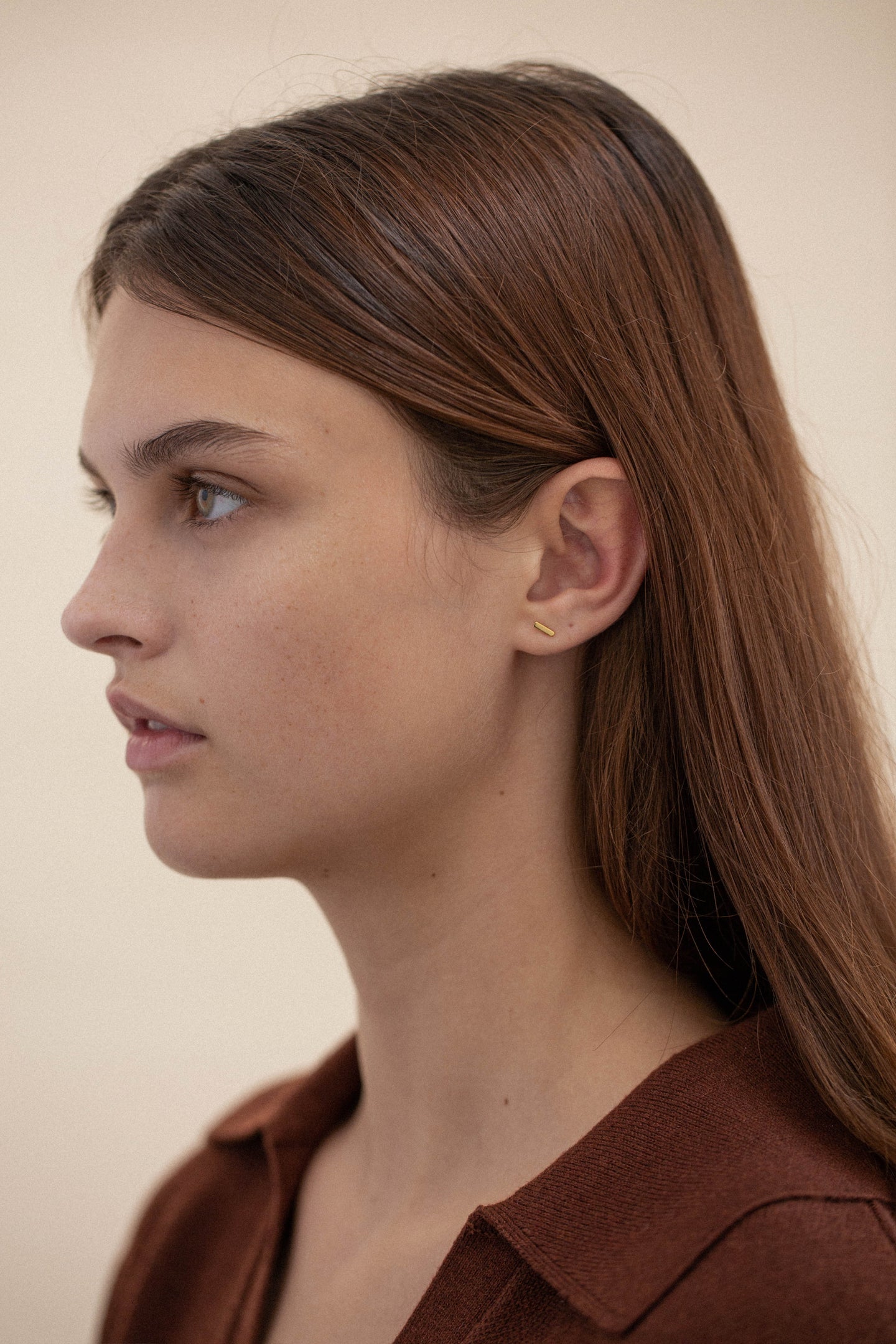 Mini Bar Stud Earrings