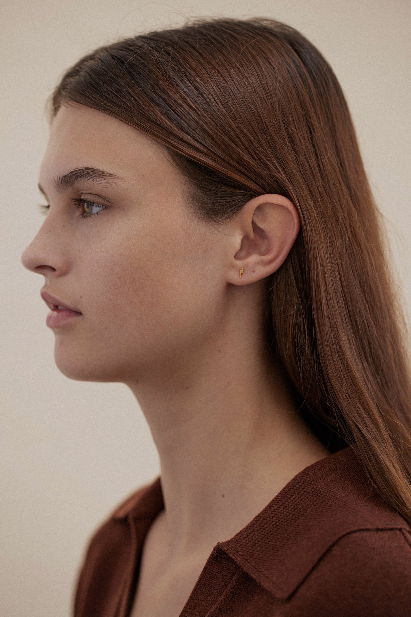 Mini Lightning Bolt Stud Earrings