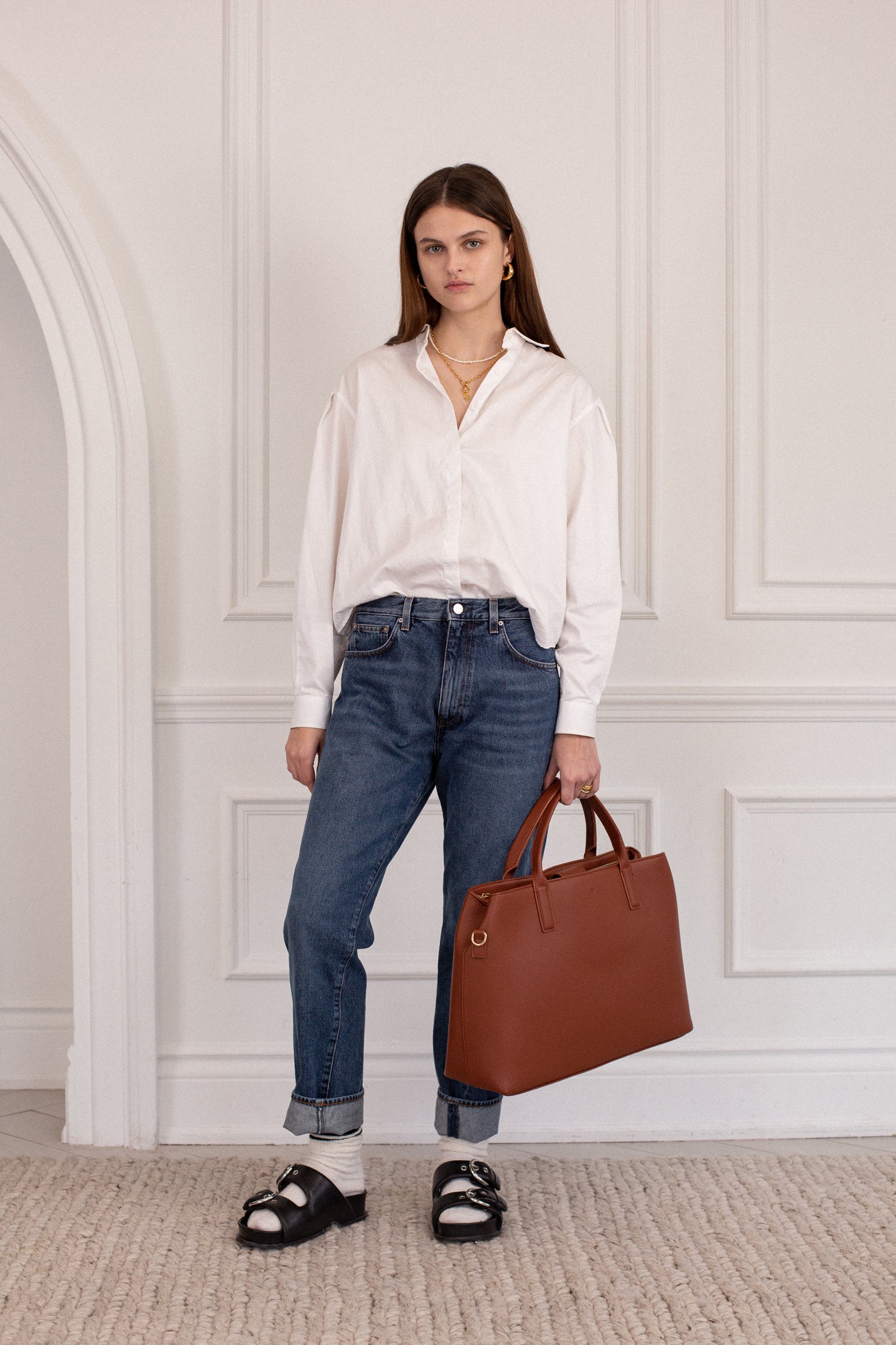 Workbag - Walnut Pebble fits up to 13" Laptop