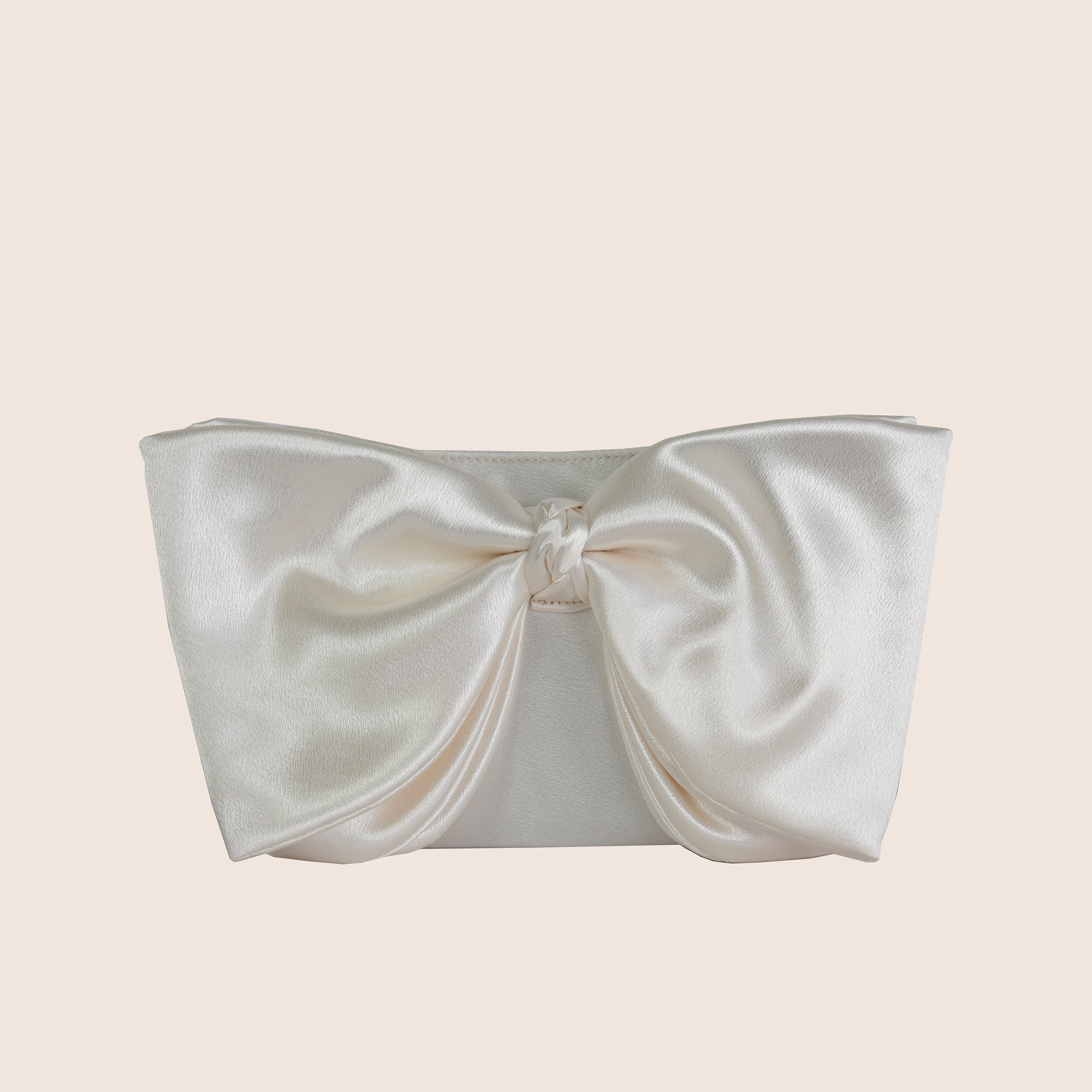 ela x Jillian Harris - Bow Clutch - White