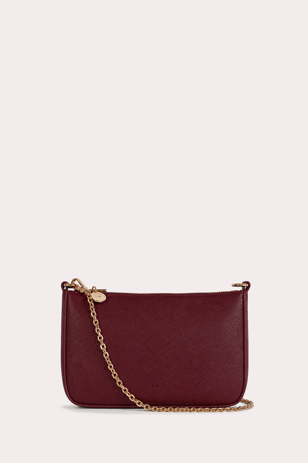 Charlotte Bag - Burgundy Pebble