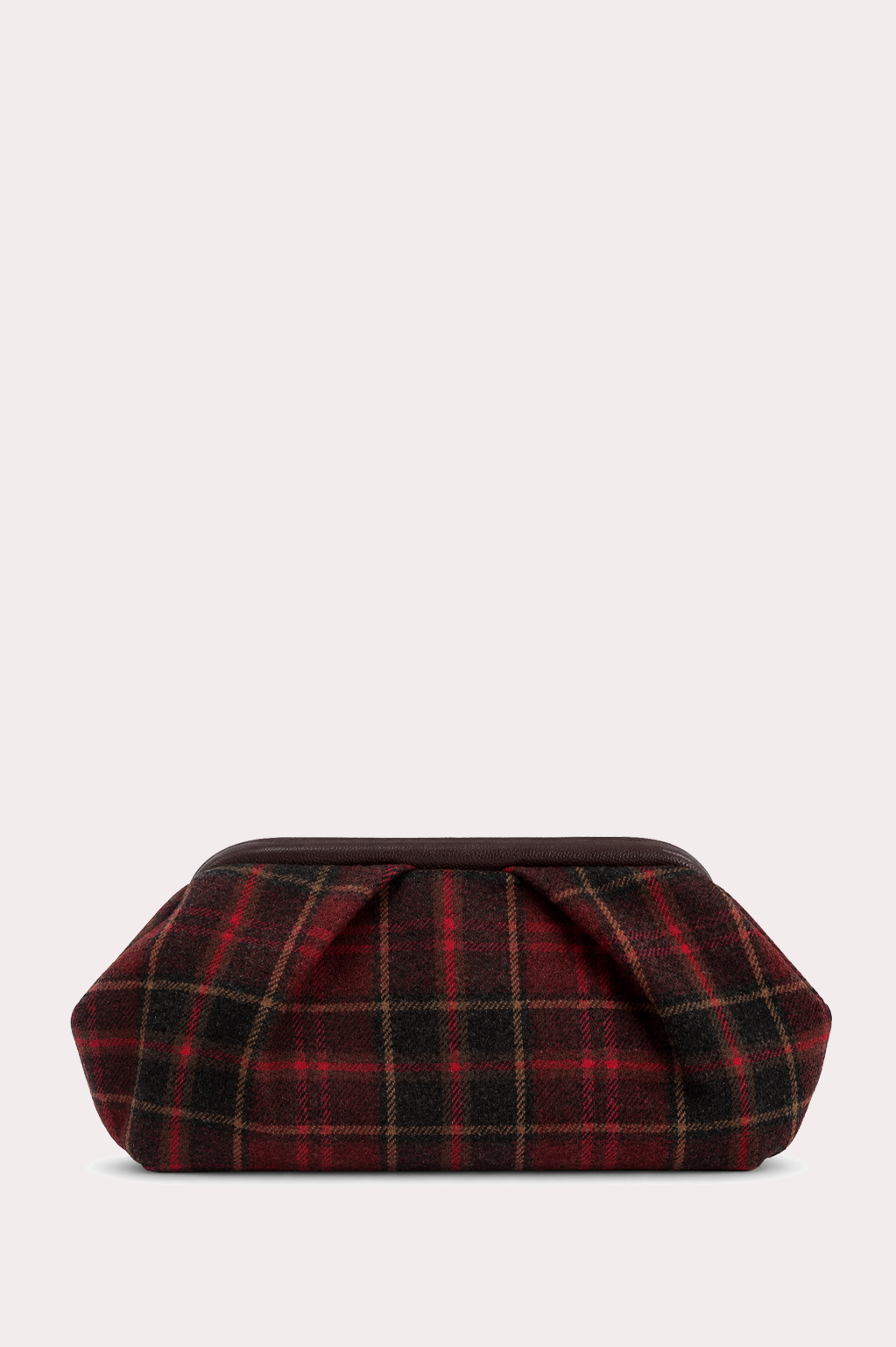 Frame Clutch – Plaid Print