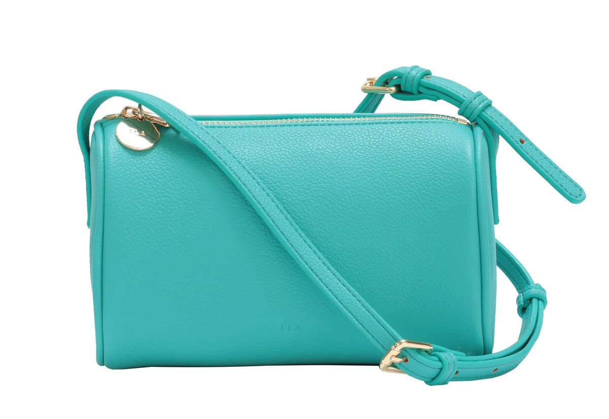 Two Strap Mini Bag  – Turquoise  - sample