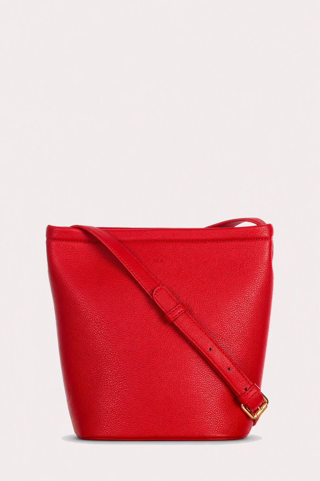 Mia Bucket Bag - Red Pebble
