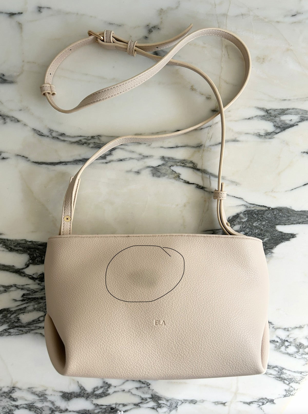 Fiona Bag – Cream (Stain on one side -Sample)