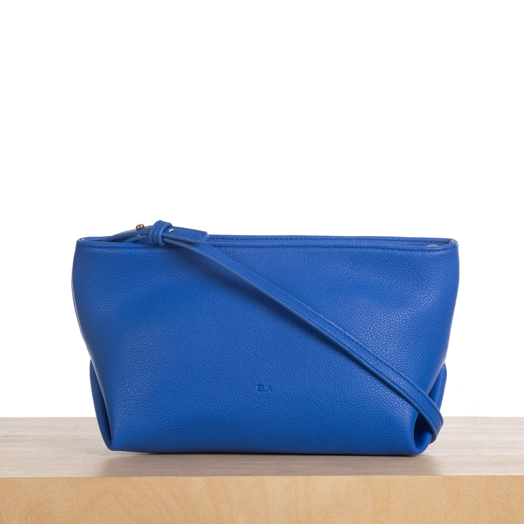 Fiona Bag – Cobalt Pebble