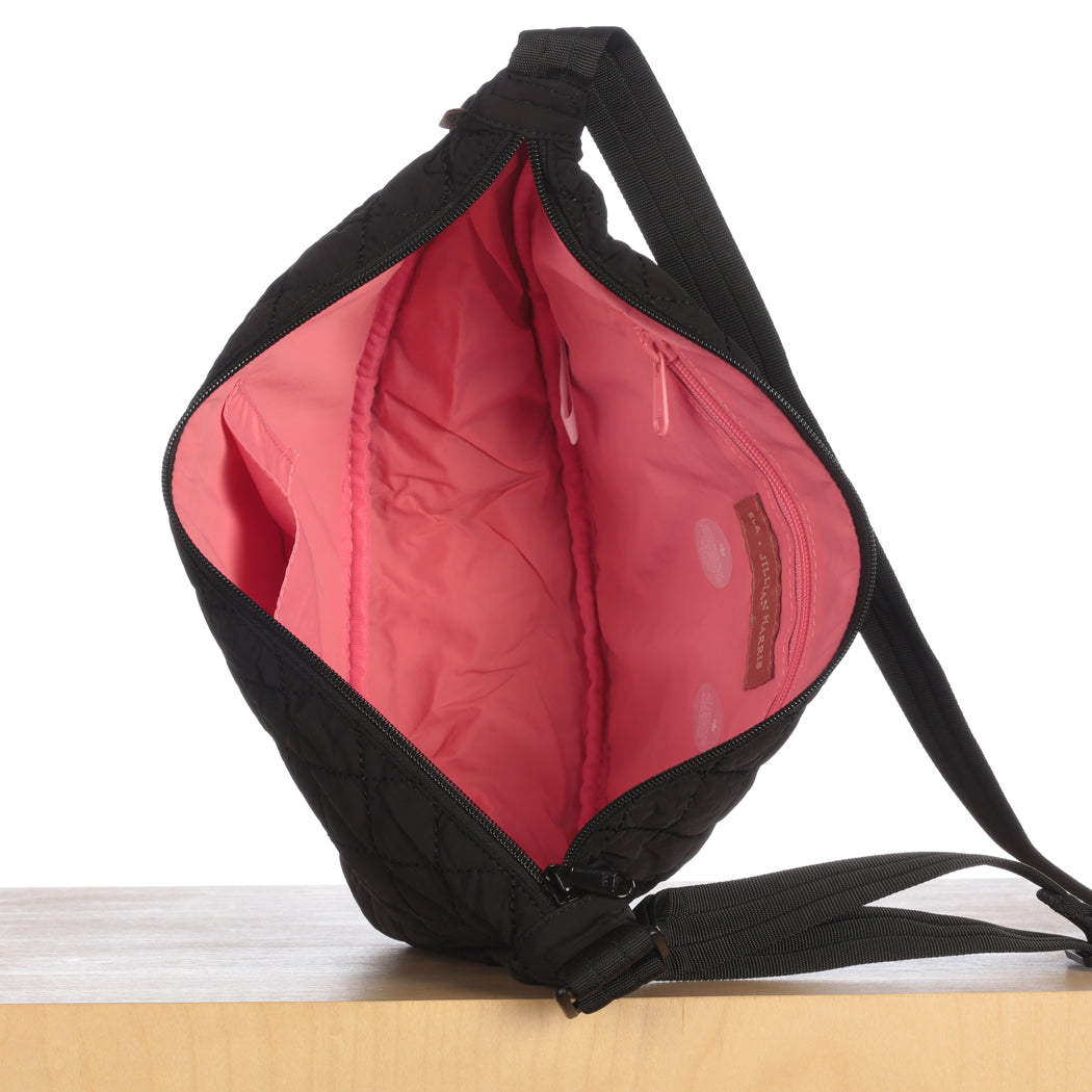 ela x Jillian Harris - Oversized Crossbody Bag - Black
