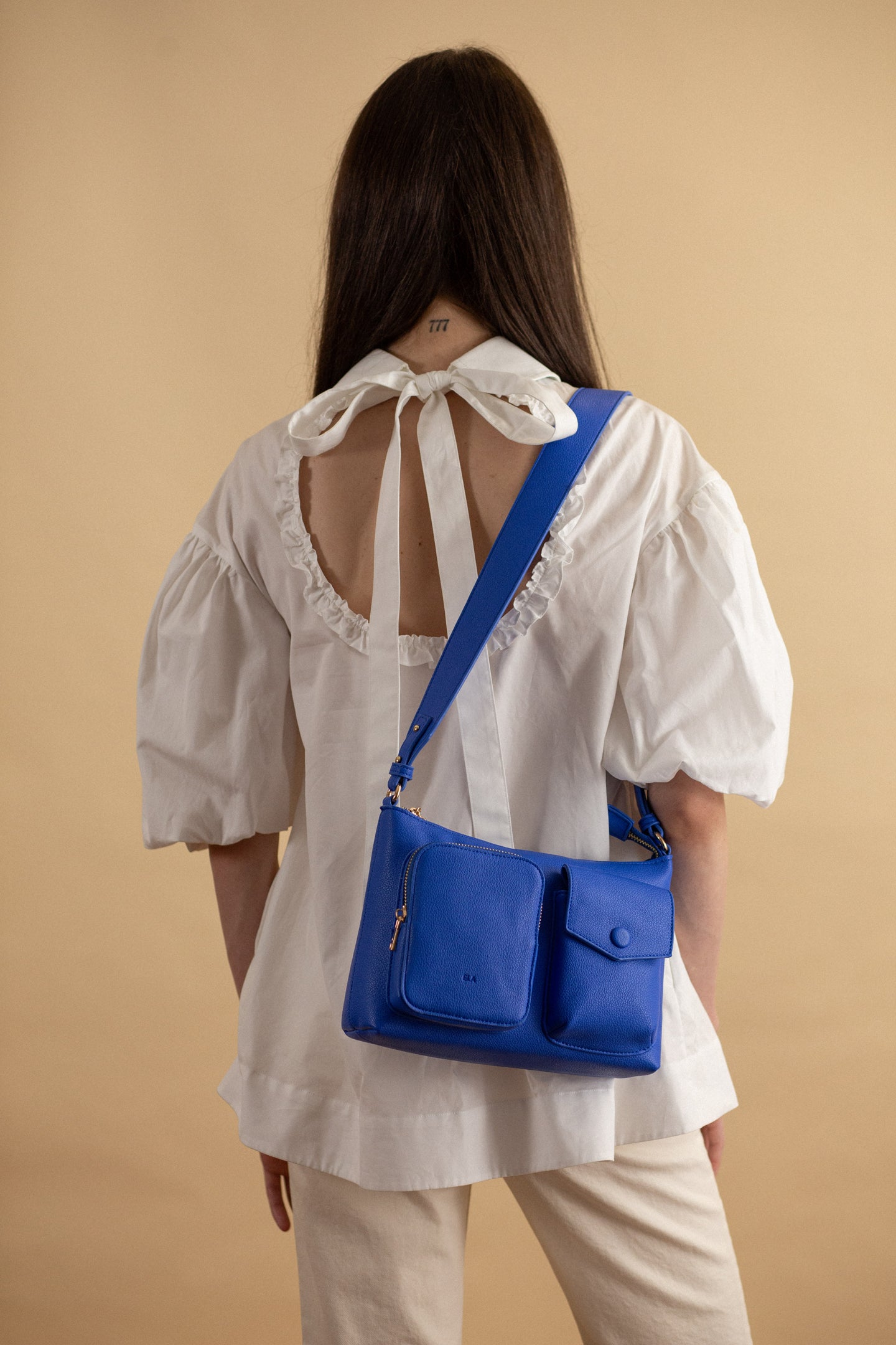 Pocket Bag – Cobalt Pebble