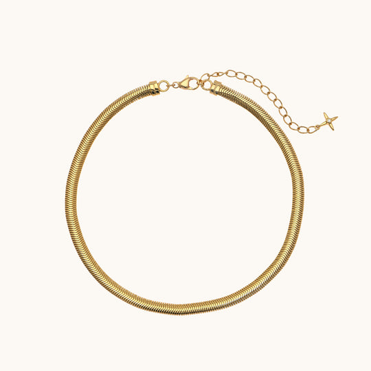 ela x Vanessa Giuliani ~ Simonetta Chain Anklet Gold