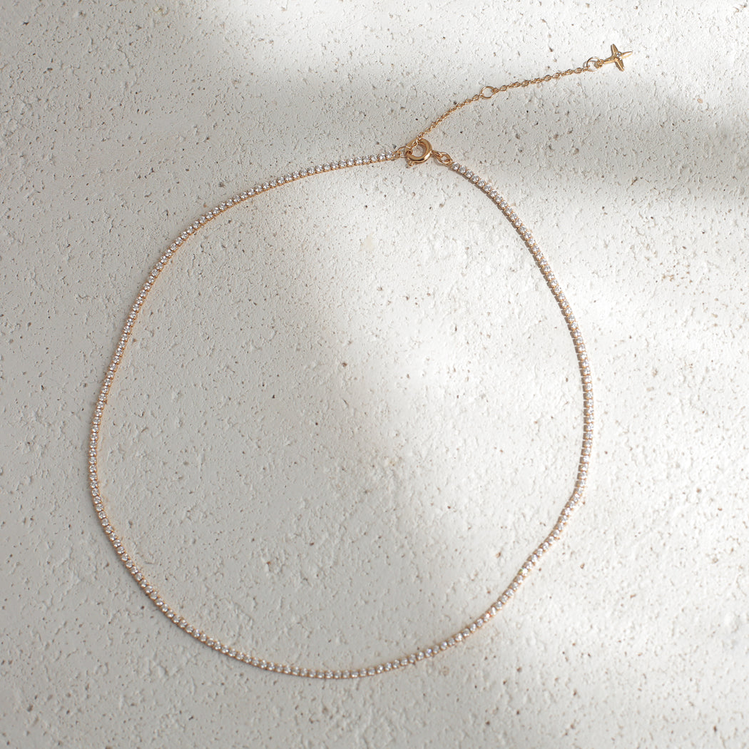 ela x Vanessa Giuliani ~ Micro Tennis Necklace
