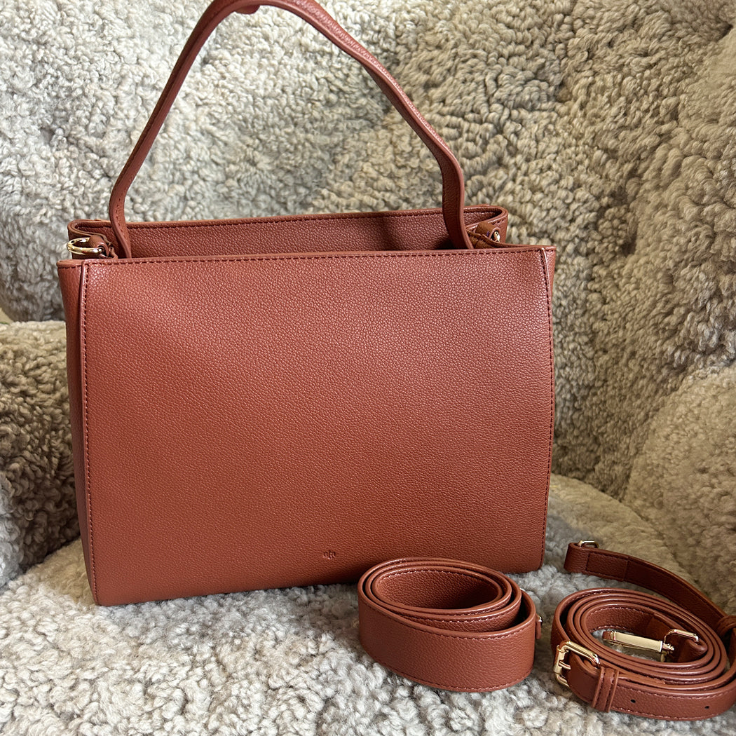 Lady Bag with 2 Straps - Tan - Sample Sale