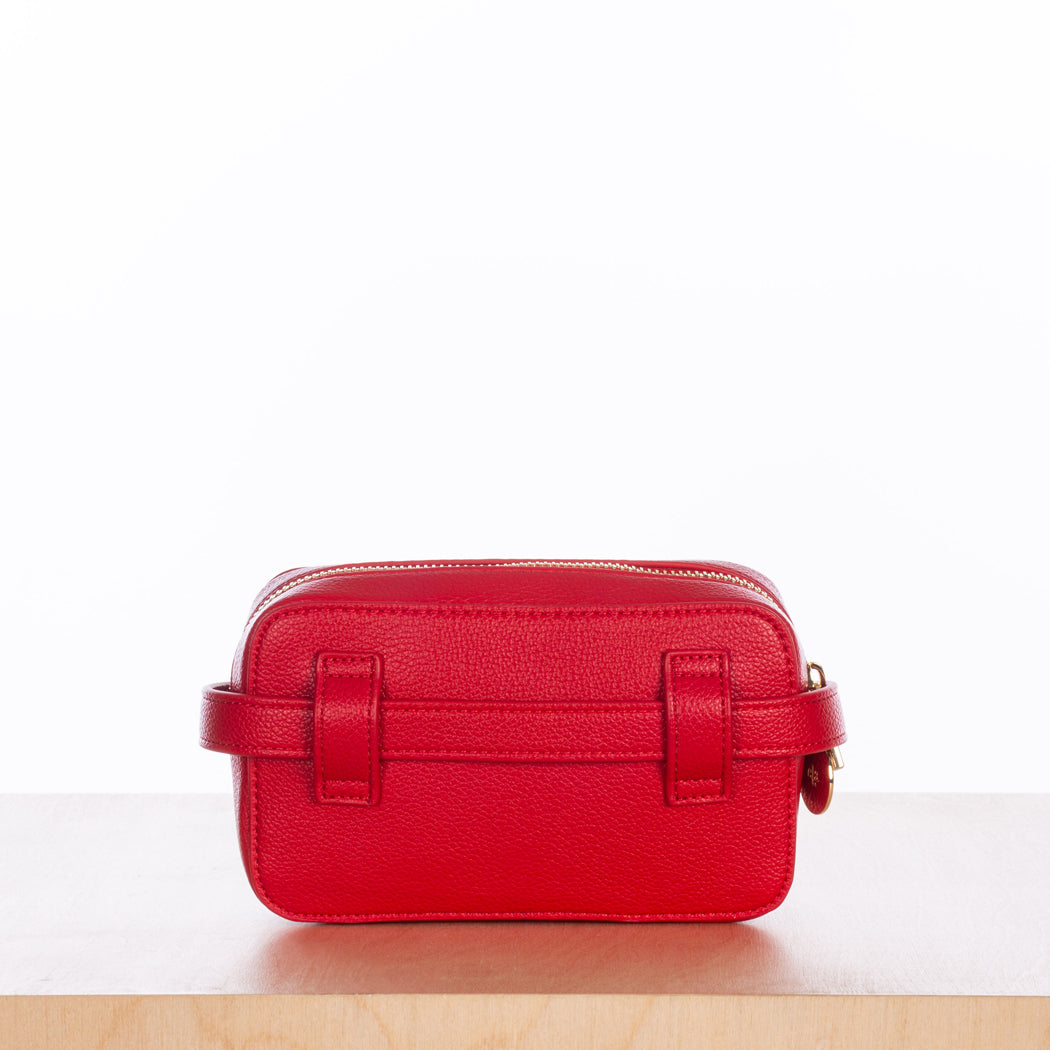 Micro Belt Bag – Red Pebble